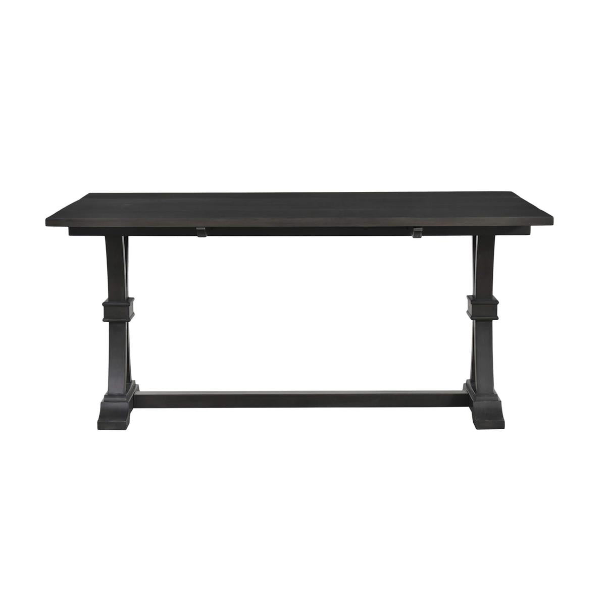Angelina 64" Folding Top Console Table - Grey Oak