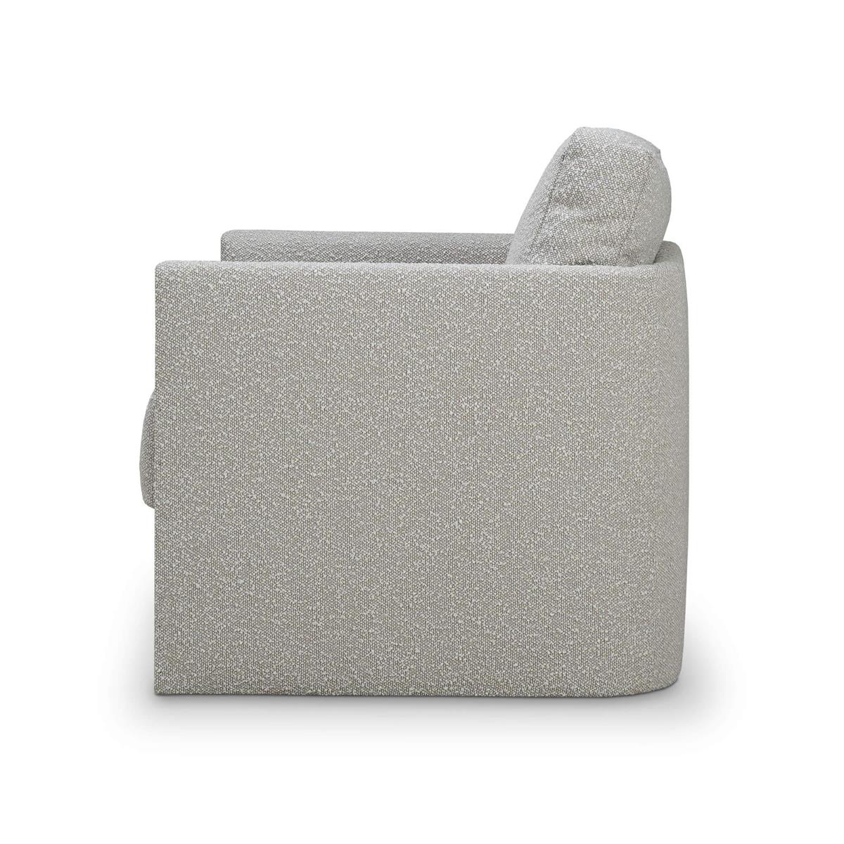 Drew 32" Swivel Chair - Boucle Sand