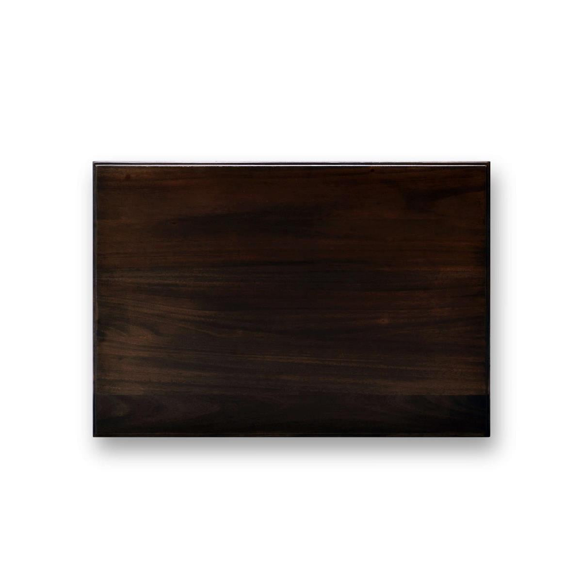 Ronnell 30" Mahogany Side Table - Walnut