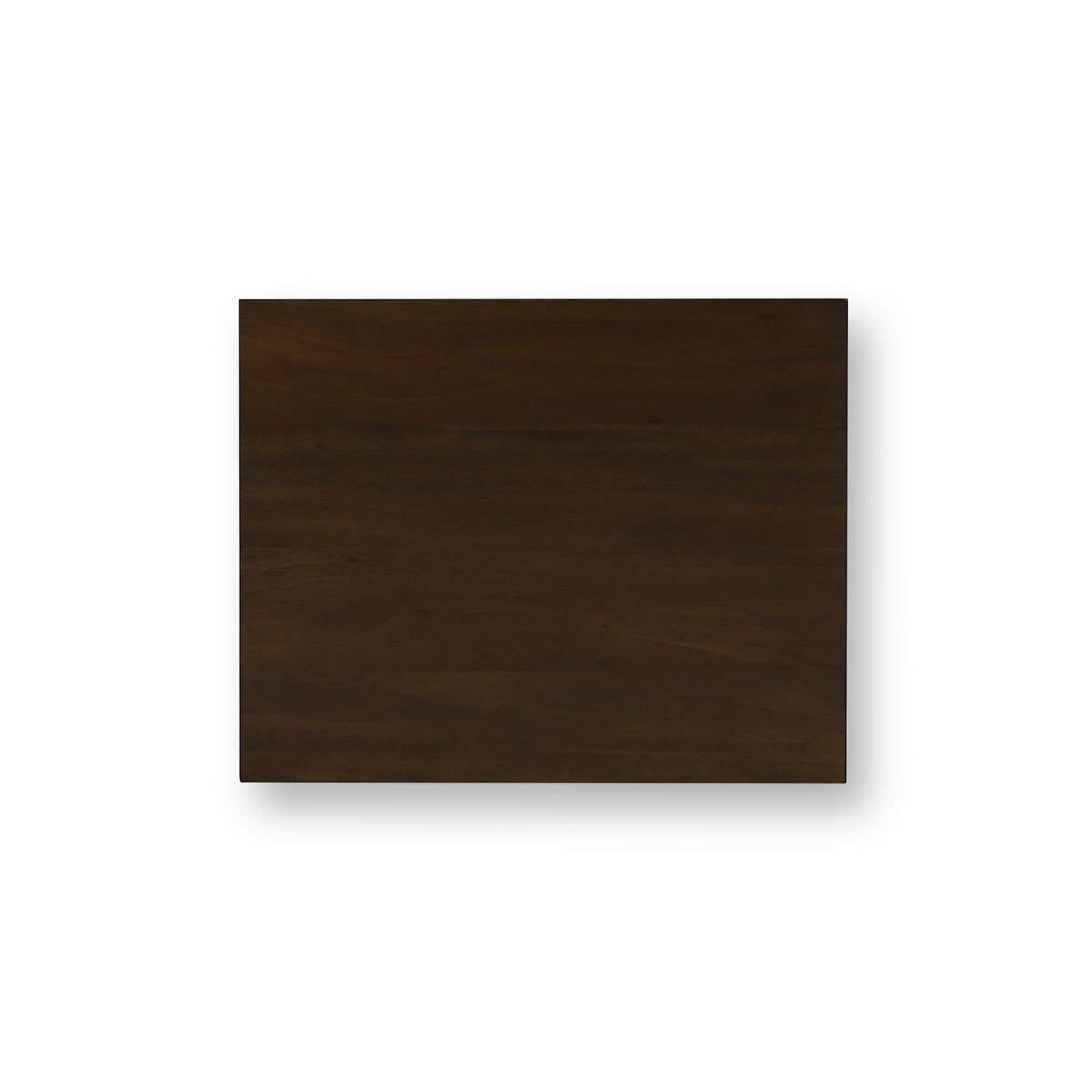 Inez 24" Mahogany 3 Drawer Nighstand - Teak Brown