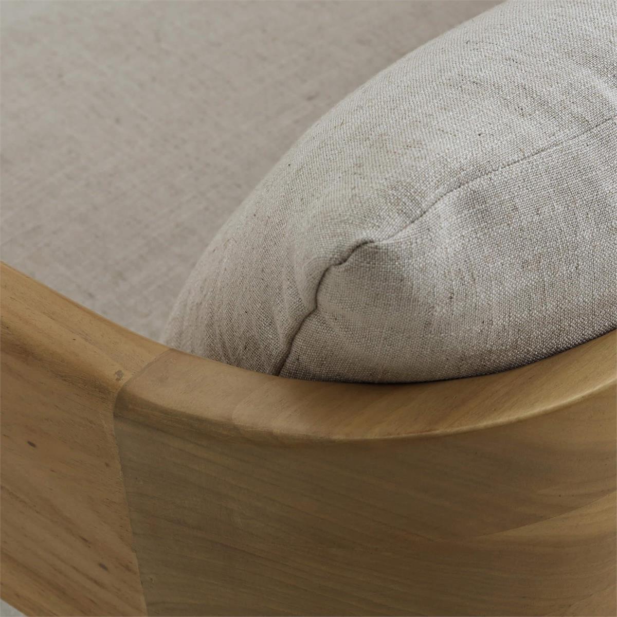 Declan 32" Occasional Chair - Siena Ivory Linen