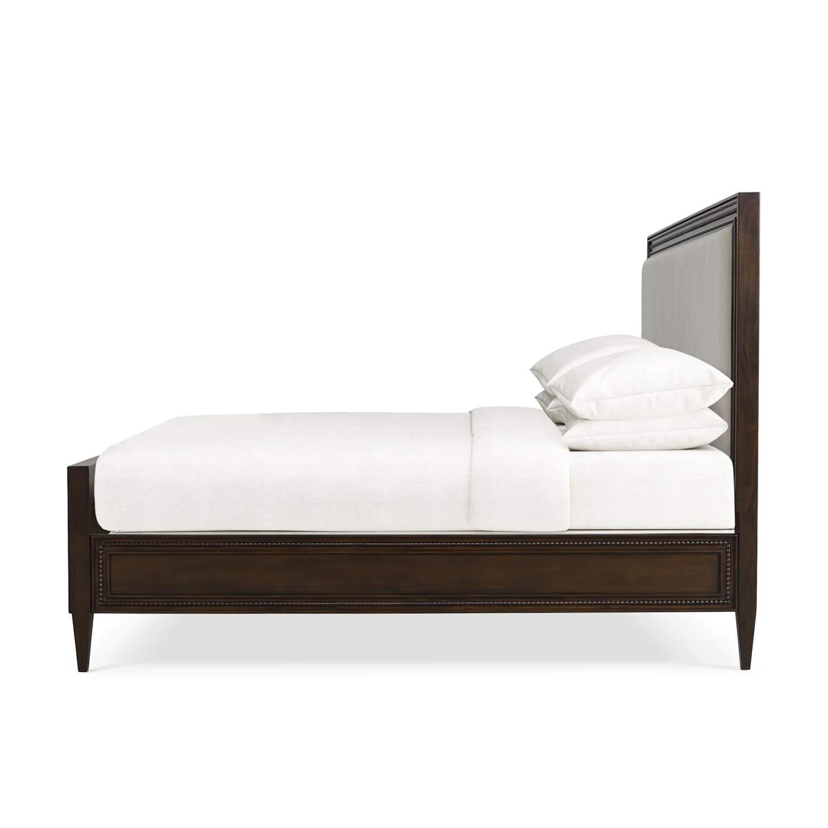 Inez 65" Mahogany Queen Bed - Thames Natural