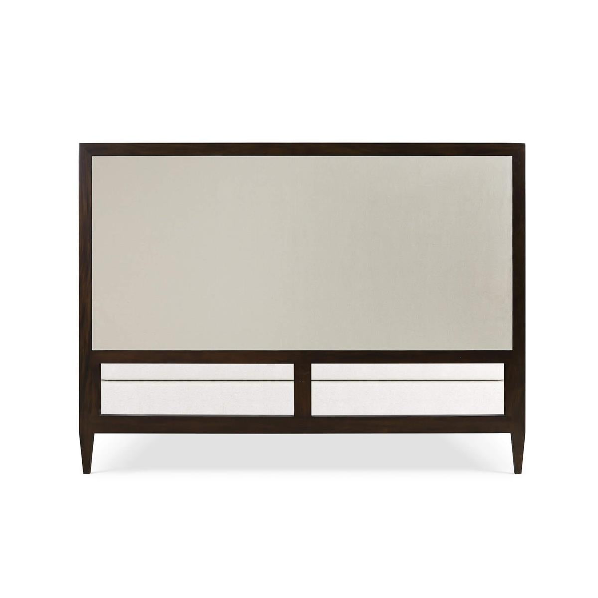 Inez 80" Mahogany King Bed - Thames Natural