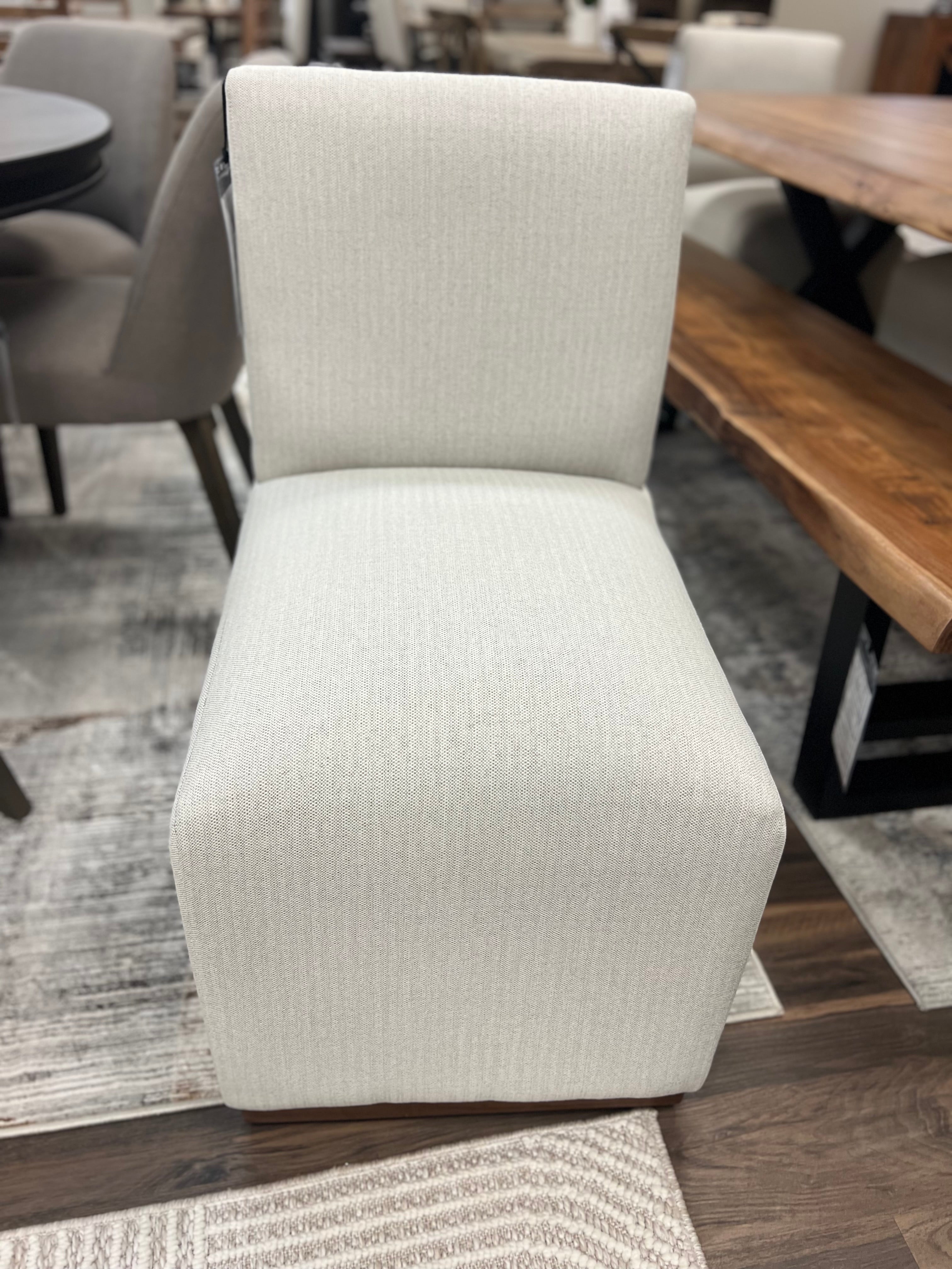 Bianca Dining Chair - Performance Ecru + Natural