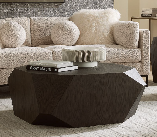 Eden 40" Coffee Table - Dark Cinder