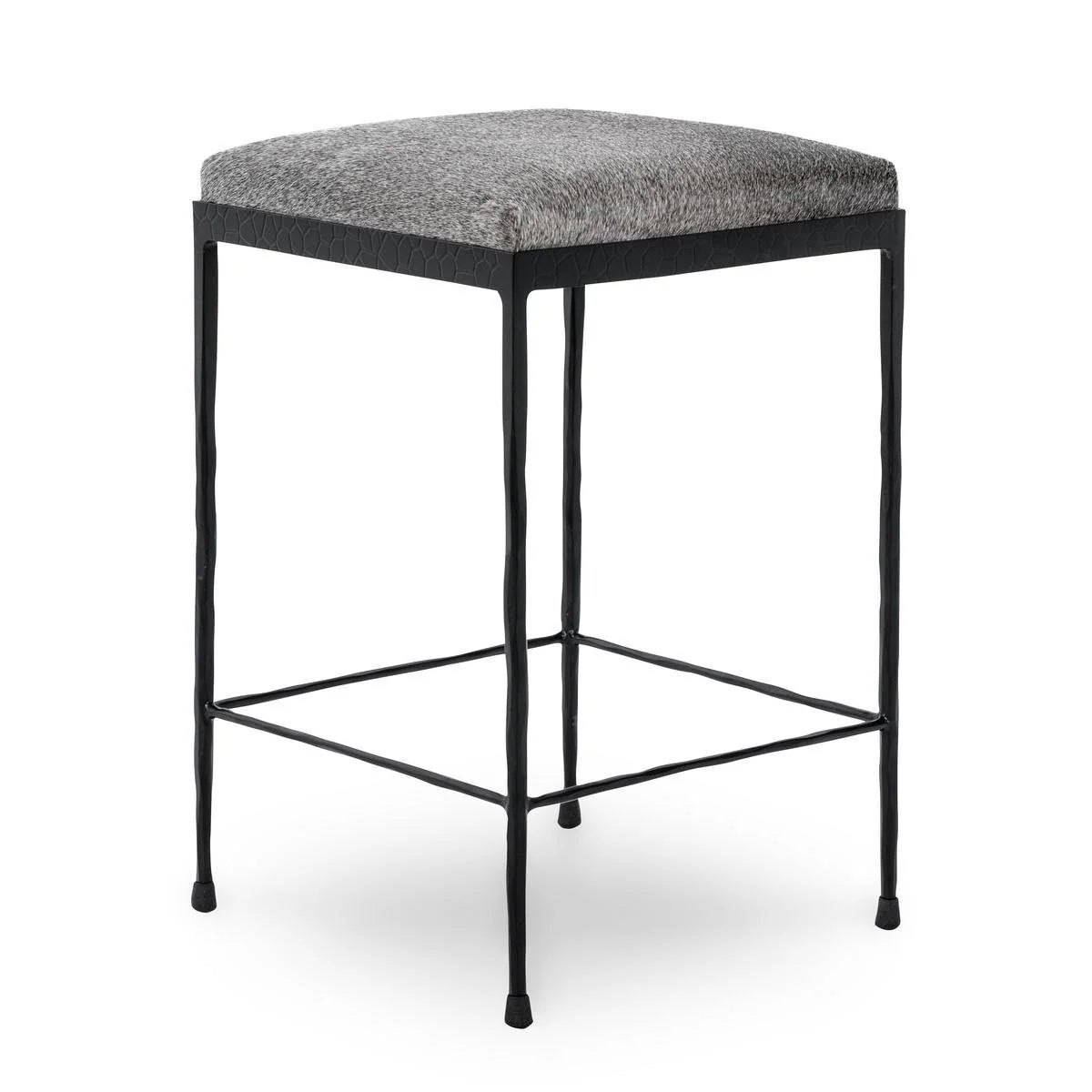 Bodica Hide 26" Counter Stool - Sparrow Gray