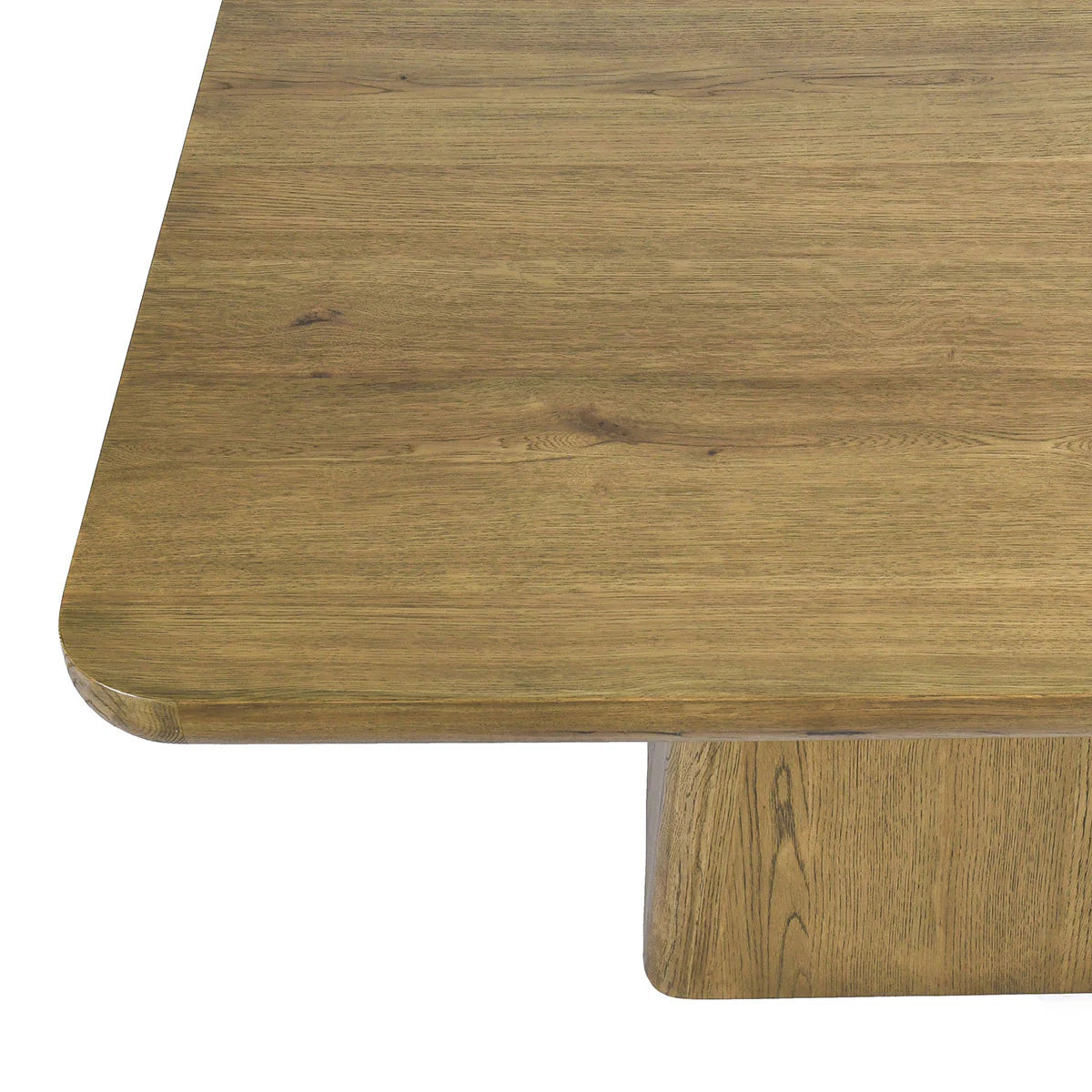 Saskia 95" Rectangular Dining Table - Light Brown