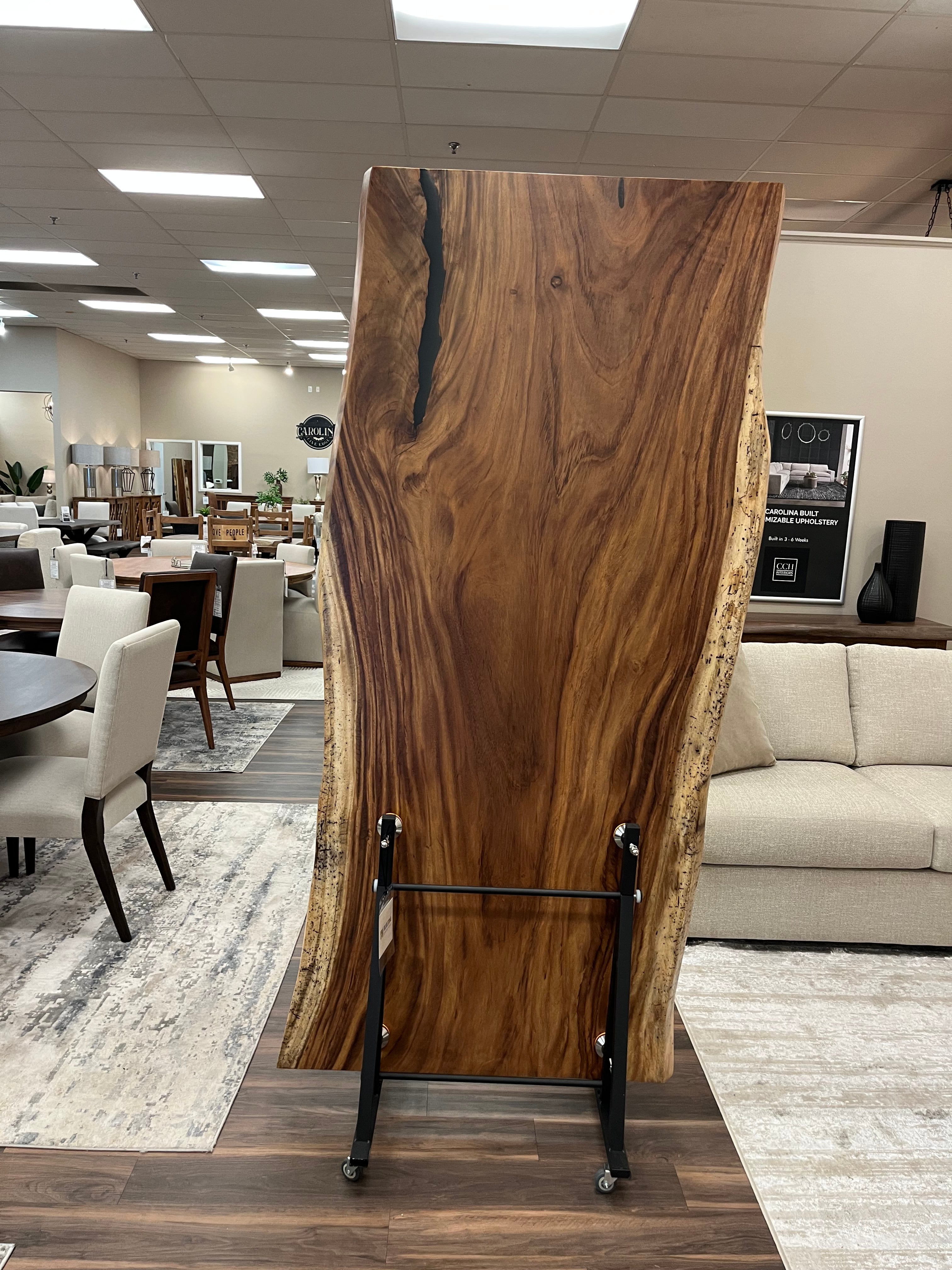 Nicoya 84" Guanacaste Live Edge Dining Table - Natural - SN451