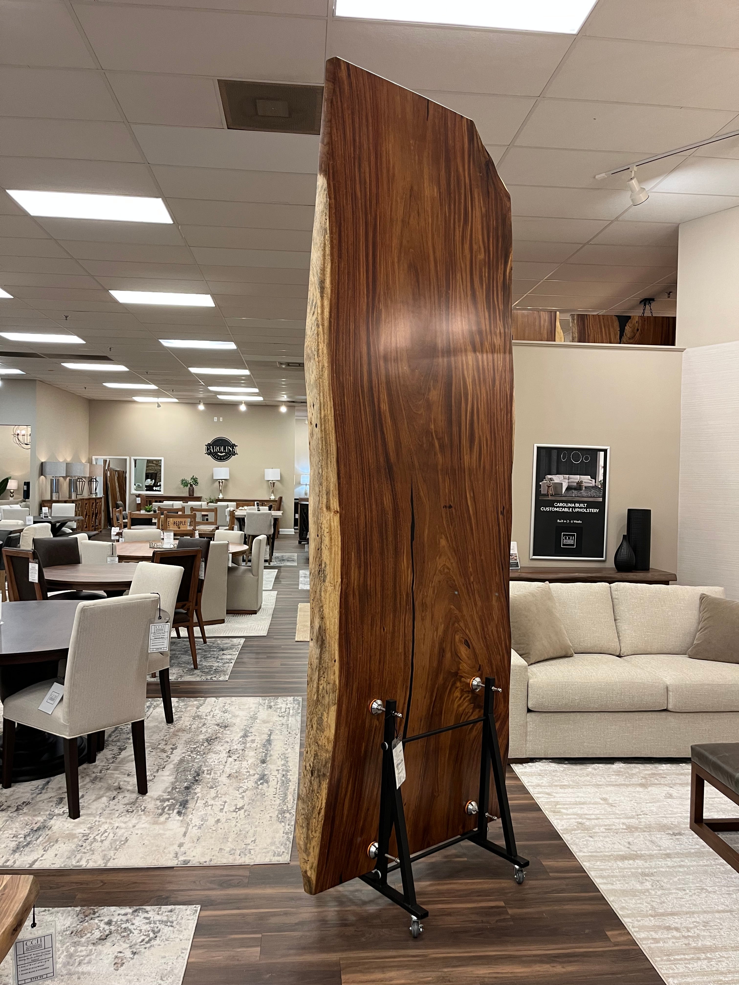 Nicoya 120" Guanacaste Live Edge Dining Table - Natural - SN456