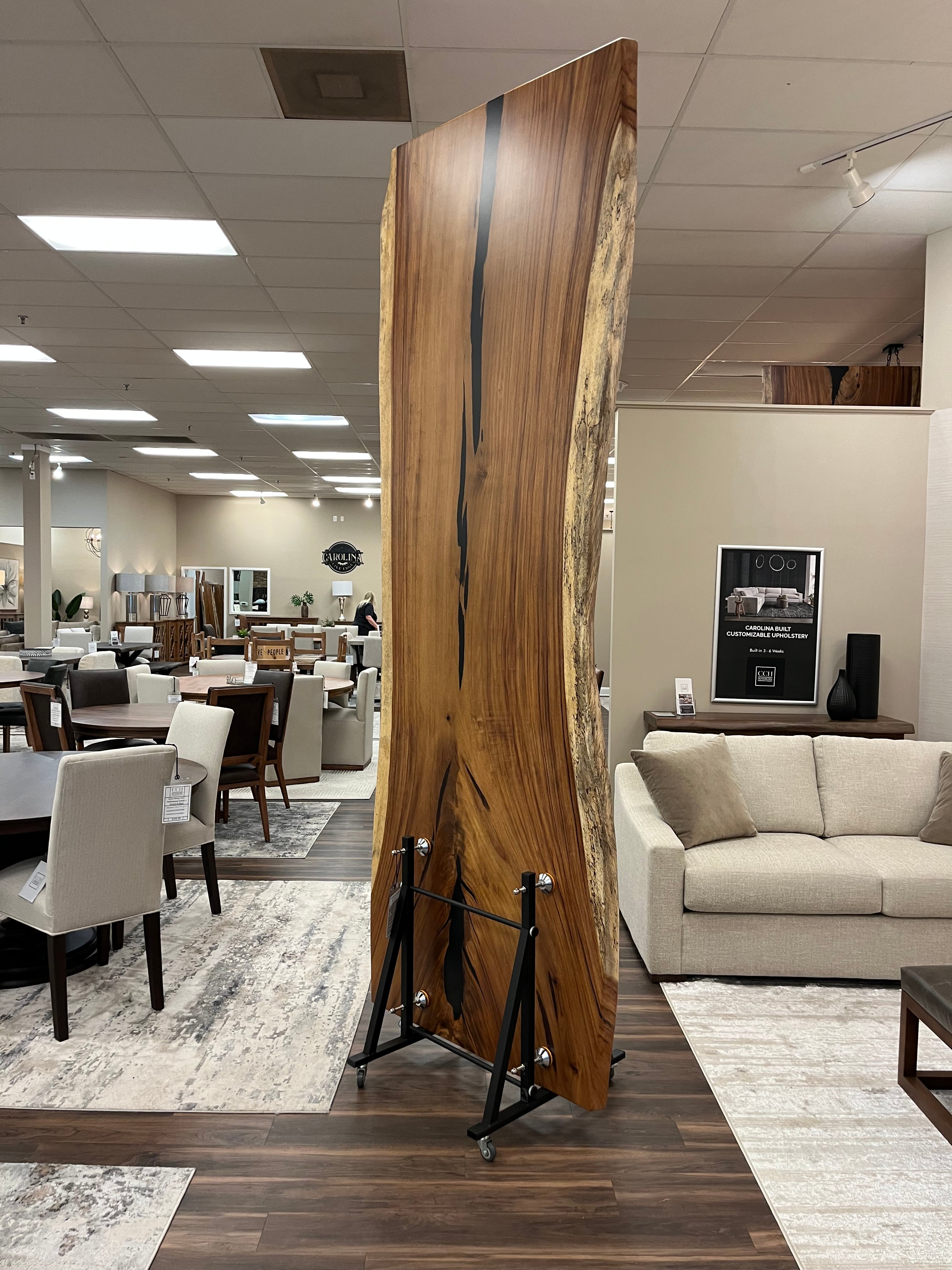 Nicoya 120" Guanacaste Live Edge Dining Table - Natural - SN458