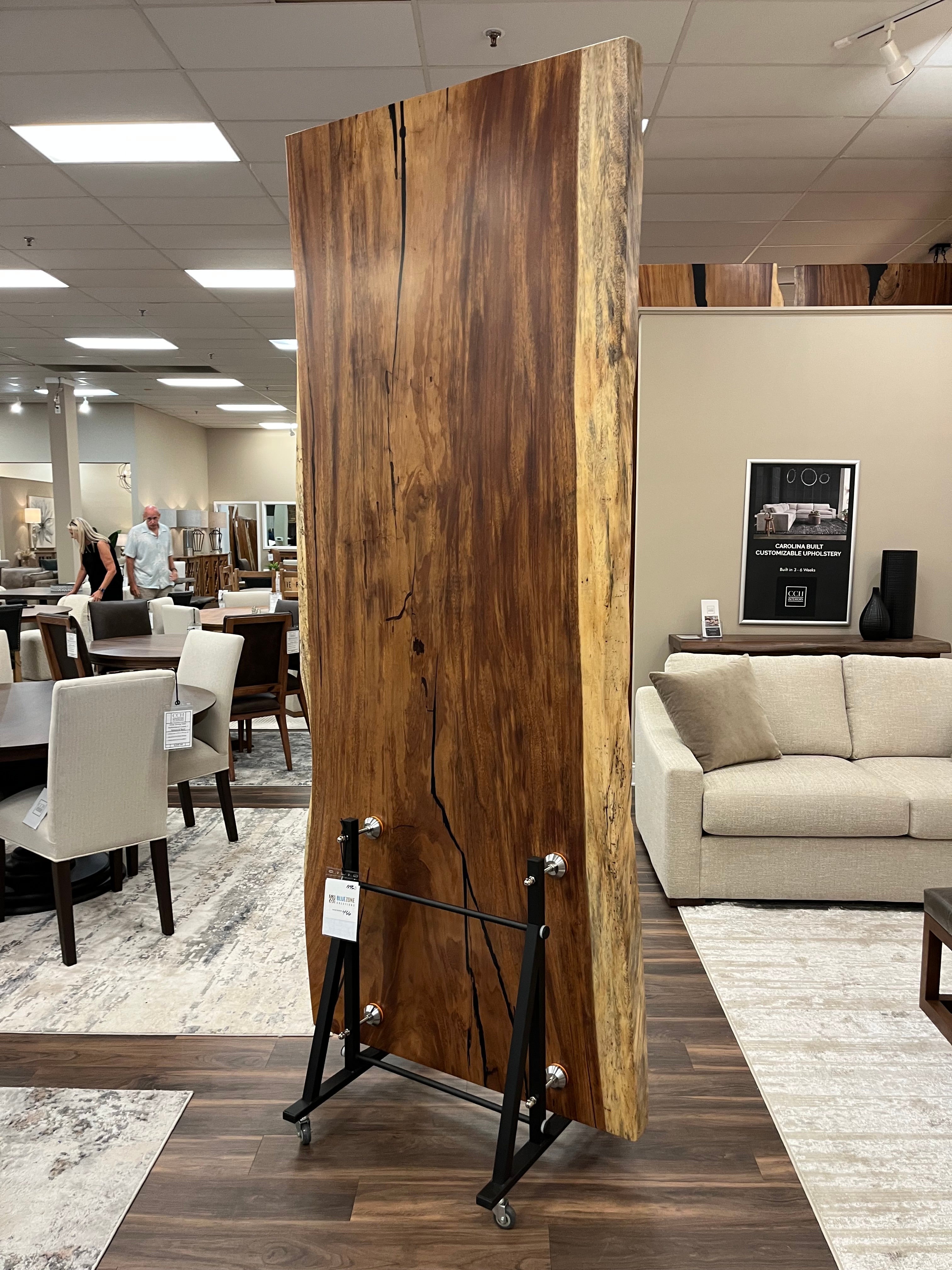 Nicoya 96" Guanacaste Live Edge Dining Table - Natural - SN466