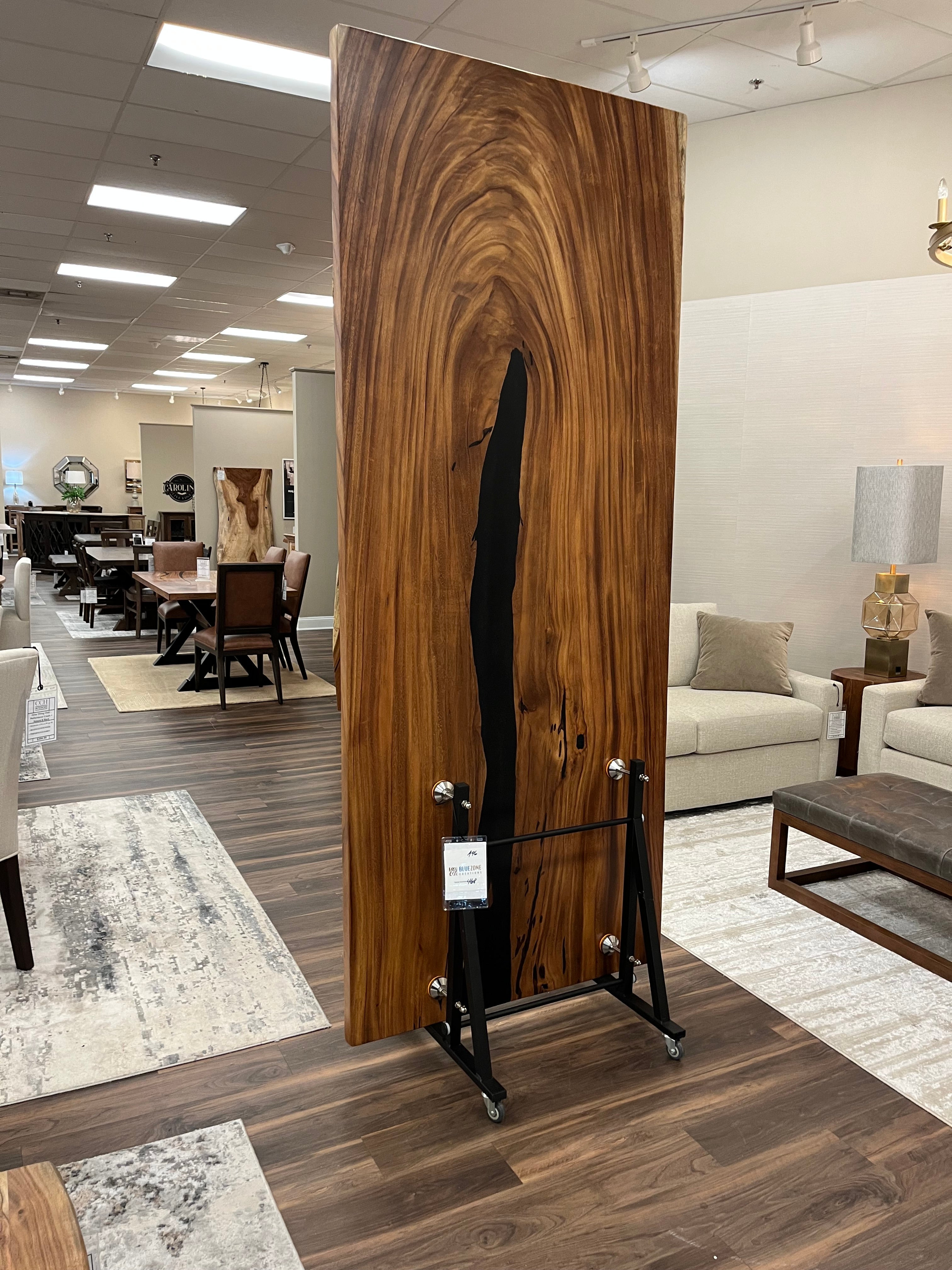 Avellanas 96" Guanacaste Live Edge Dining Table - Natural- SN468