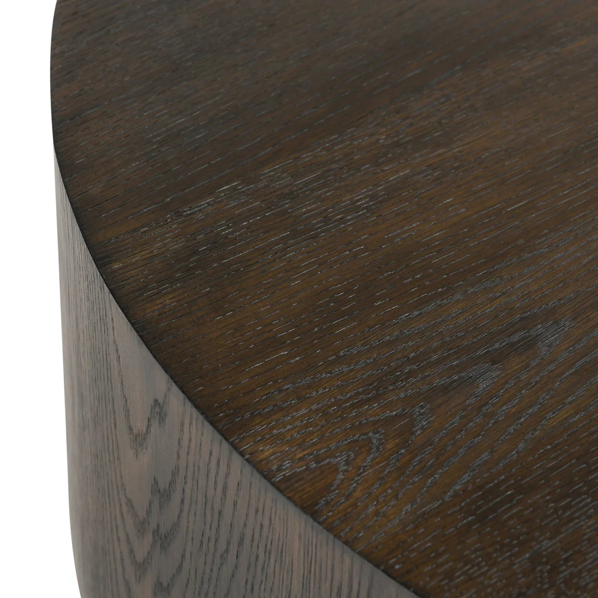 Rena 42" Round Coffee Table - Coffee Brown