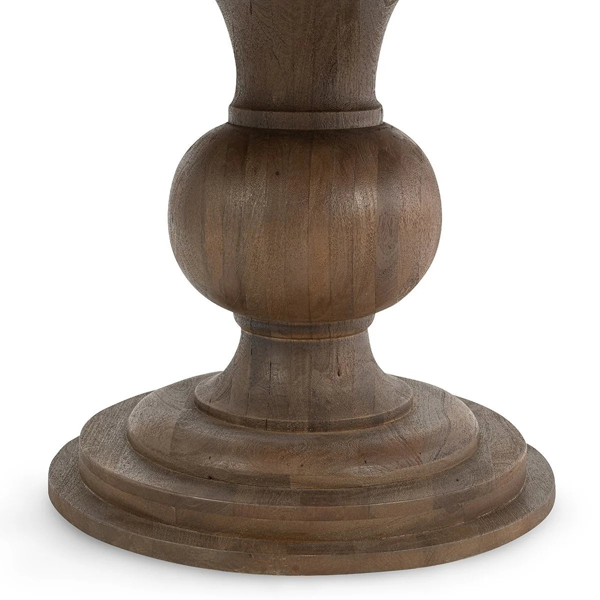 Camille 60" Round Dining Table - Pecan Brown