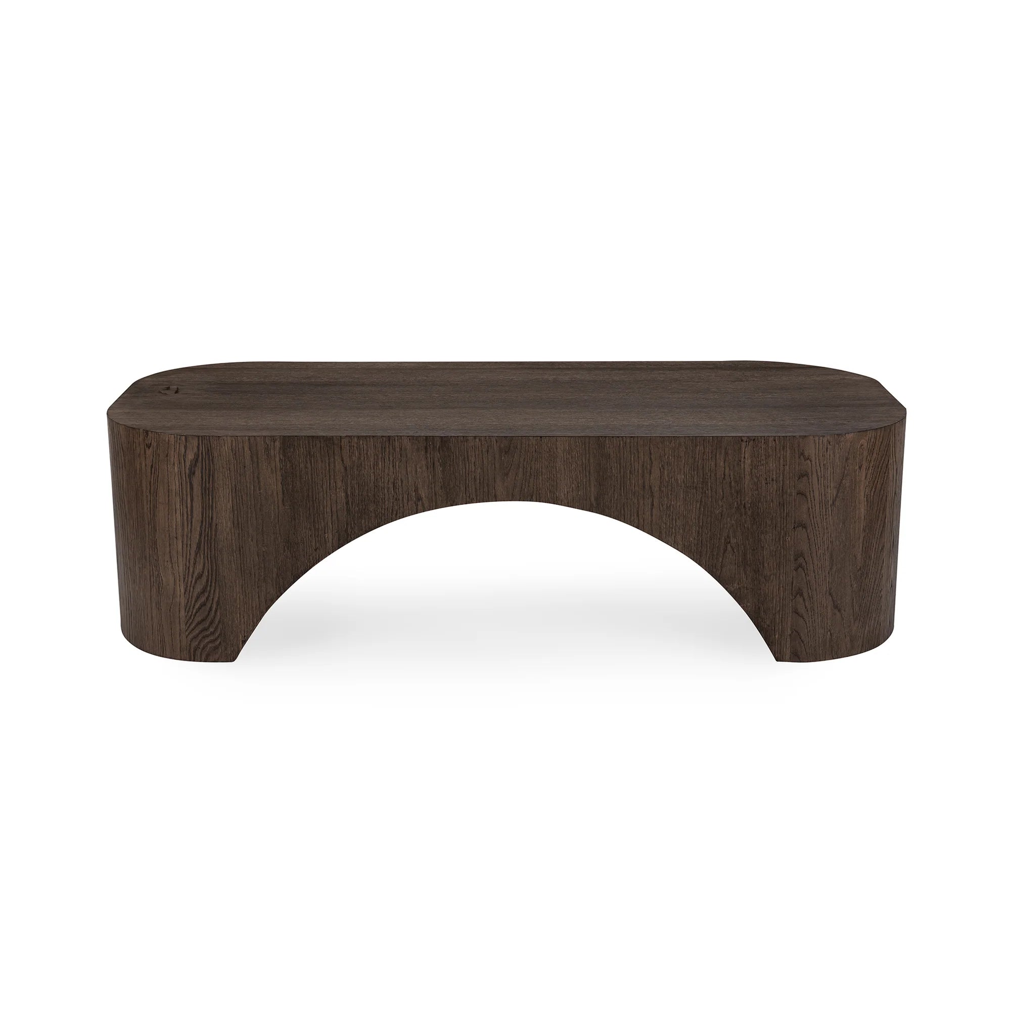 Ryker 60" Oak Coffee Table - Rustwood Brown