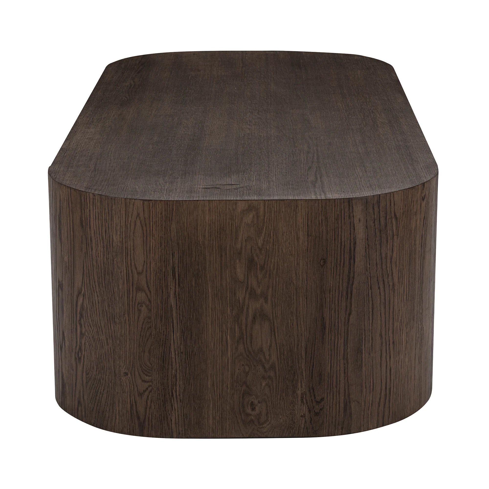 Ryker 60" Oak Coffee Table - Rustwood Brown