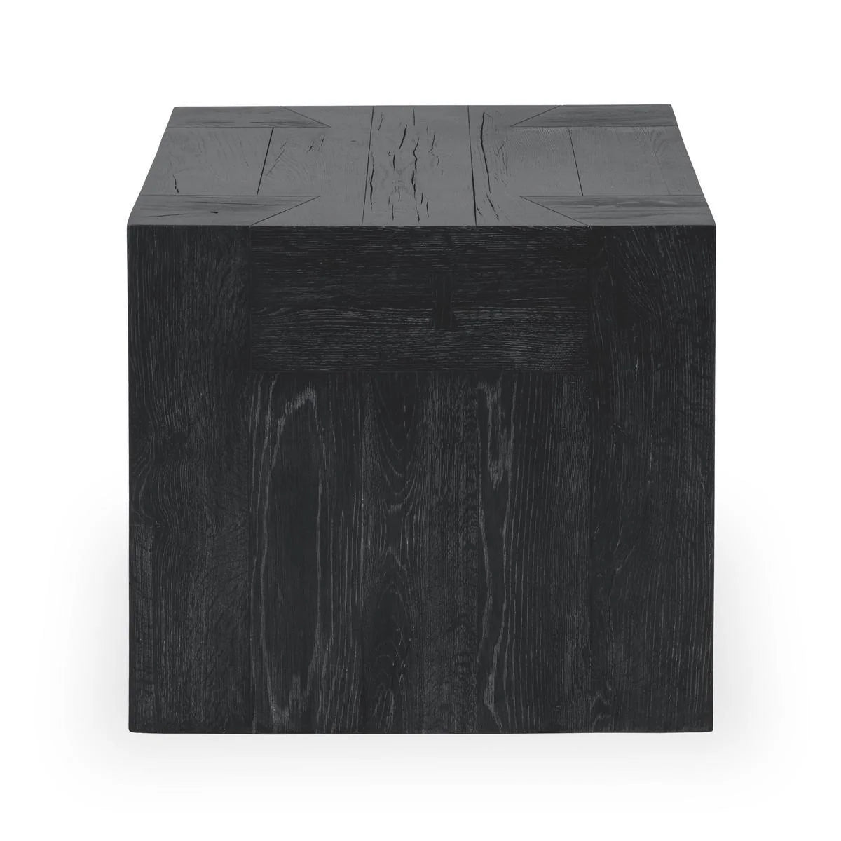Bristow 24" Oak Square End Table - Aged Black