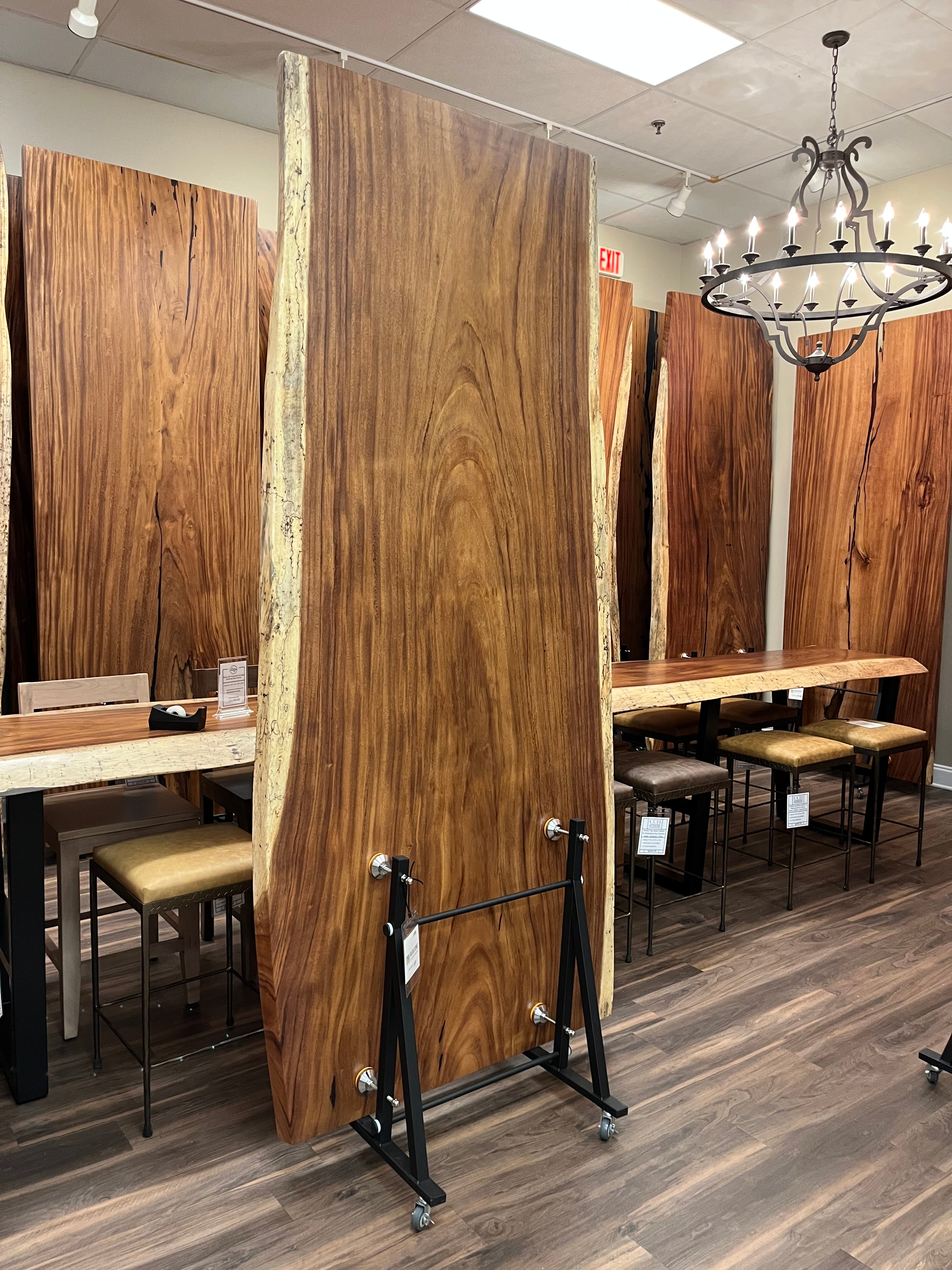 Nicoya 96" Guanacaste Live Edge Dining Table - Natural - SN510