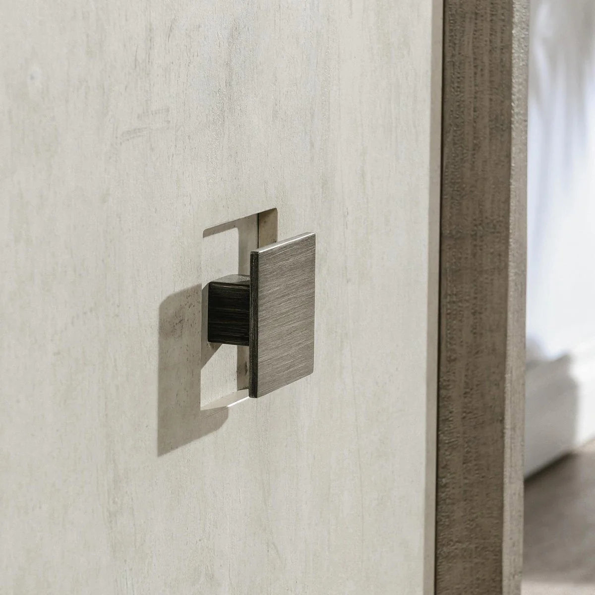 Tempe 50" Reclaimed Pine 2 Door Cabinet - Gray + Antique White