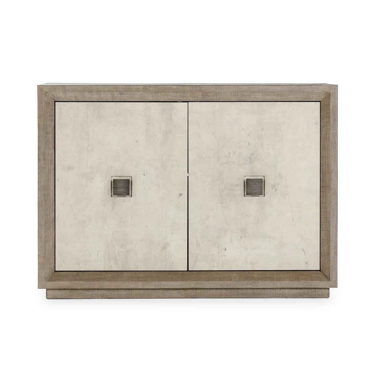 Tempe 50" Reclaimed Pine 2 Door Cabinet - Gray + Antique White