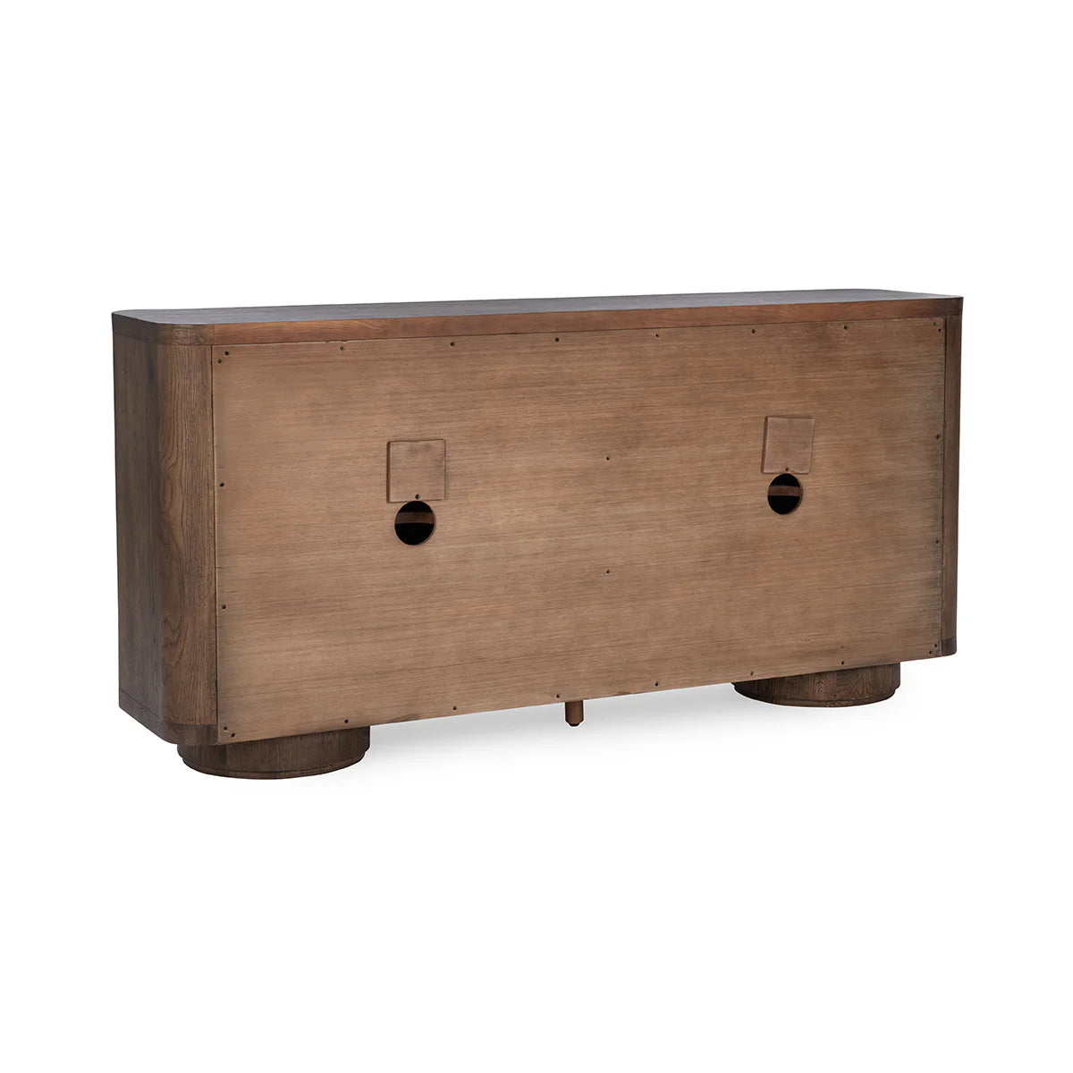Alec 74" Oak 4 Door Sideboard - Toasted Brown