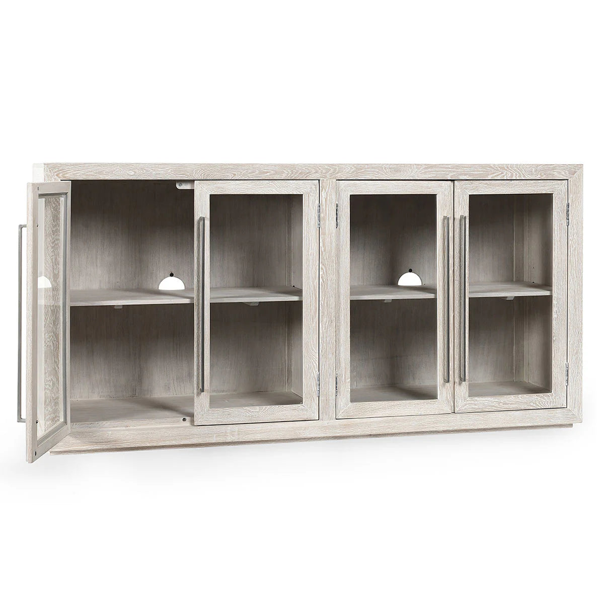 Tristan 72" Oak 4 Door Sideboard - Coastal White