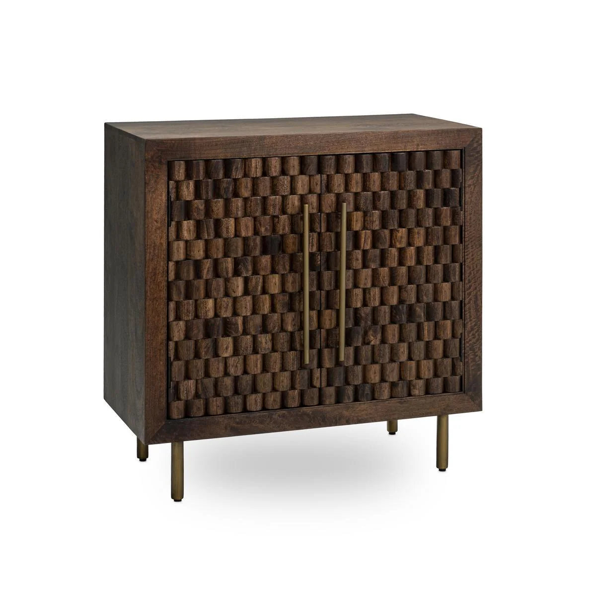 Amaya 36" 2 Door Cabinet - Bark