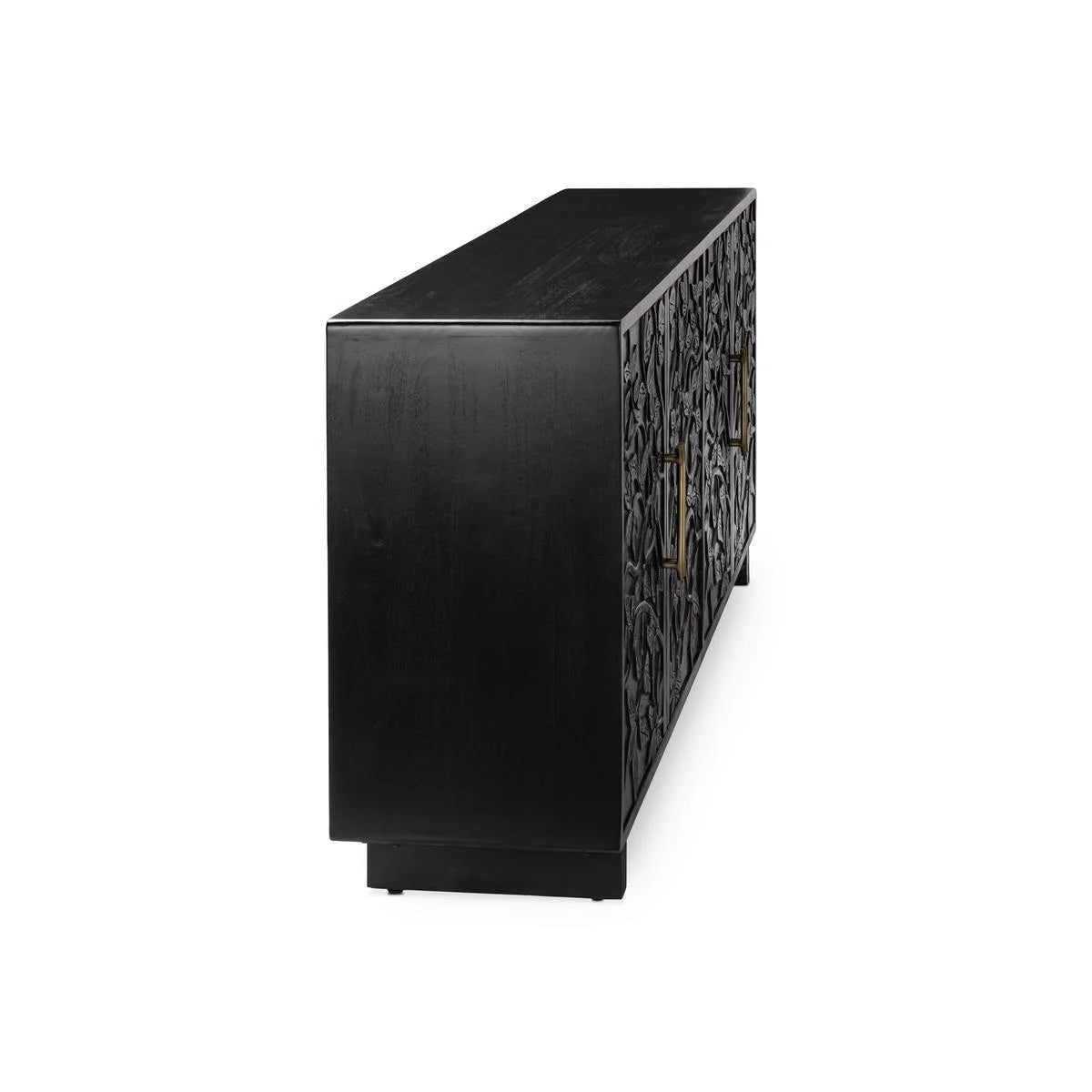 Athens 78" 4 Door Sideboard - Black