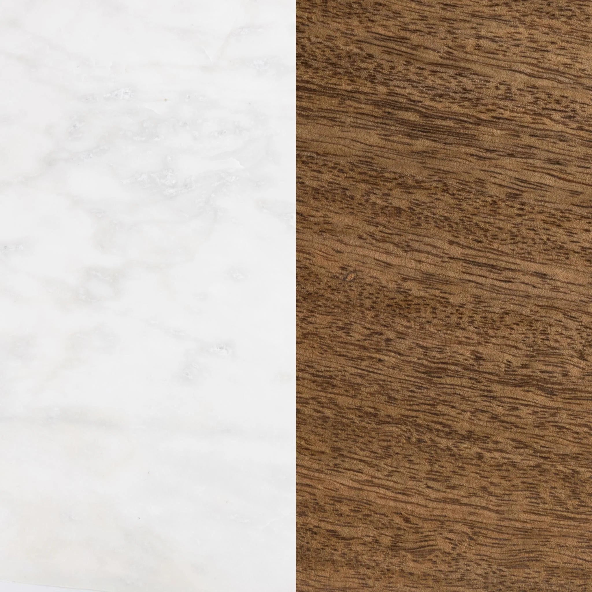 Nathan 82" Bar Cabinet - Medium Walnut + Cloud Marble