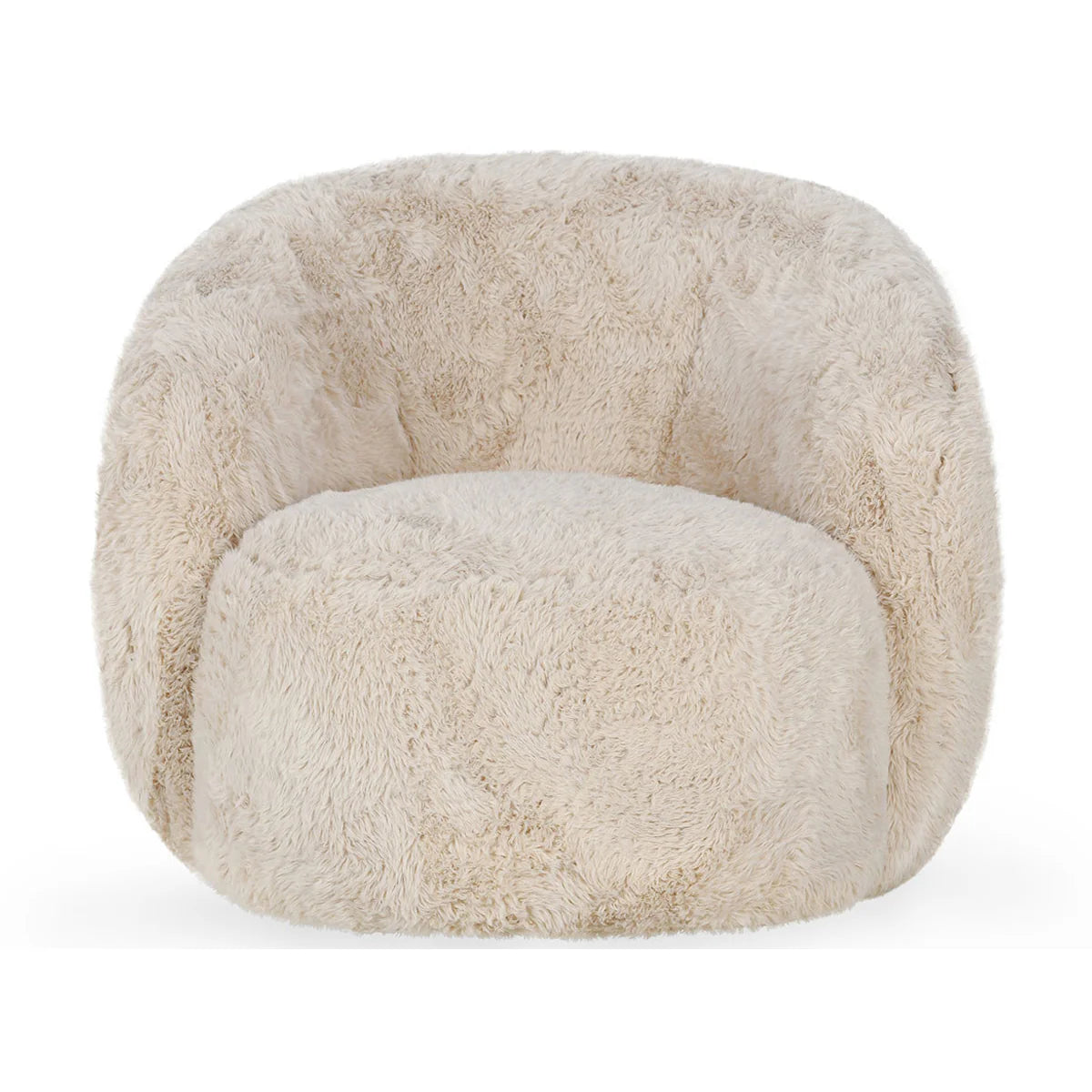 Adair 36" Plush Swivel Chair - Sand