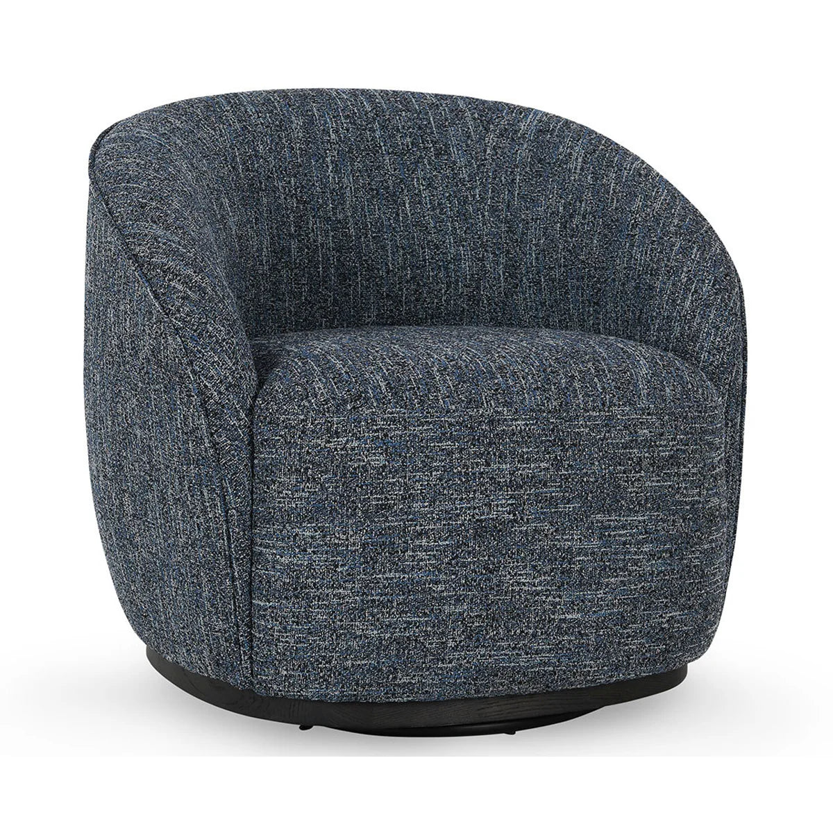 Cayson 34" Swivel Chair - Blue