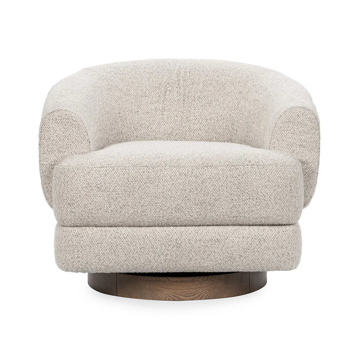 Journey 37" Swivel Accent Chair - Dusty Beige