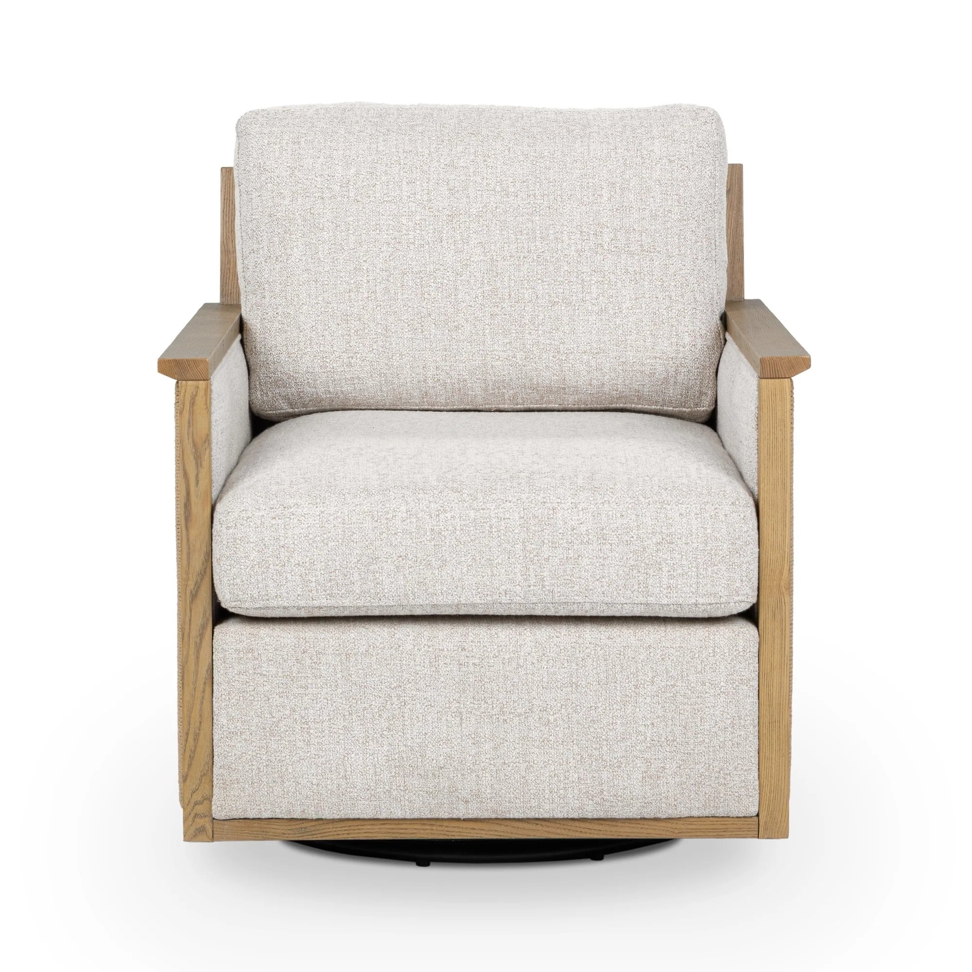 Ailani 32" Swivel Chair - Almond Cocoa