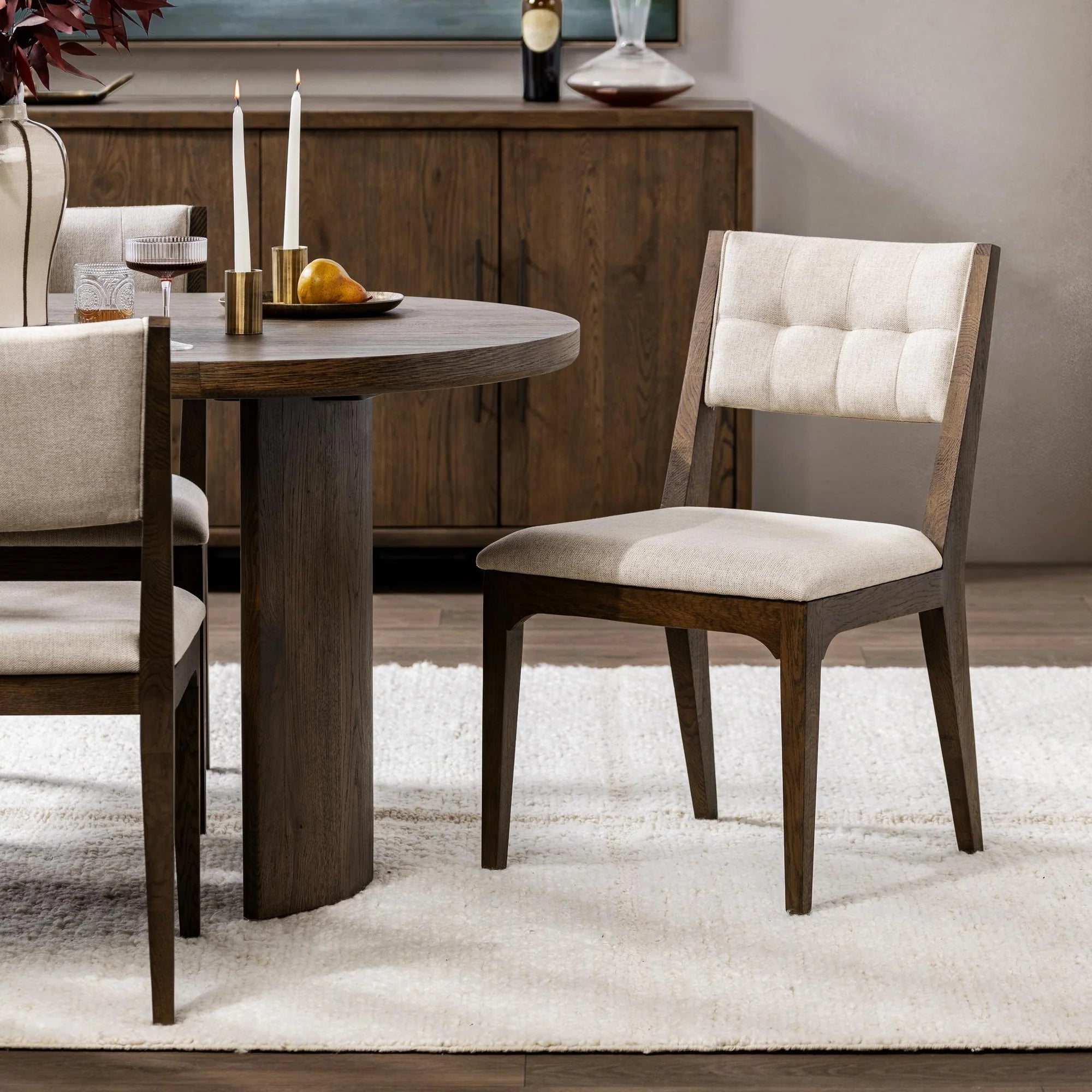 Eleanor Oak Dining Chair - Soft Cocoa