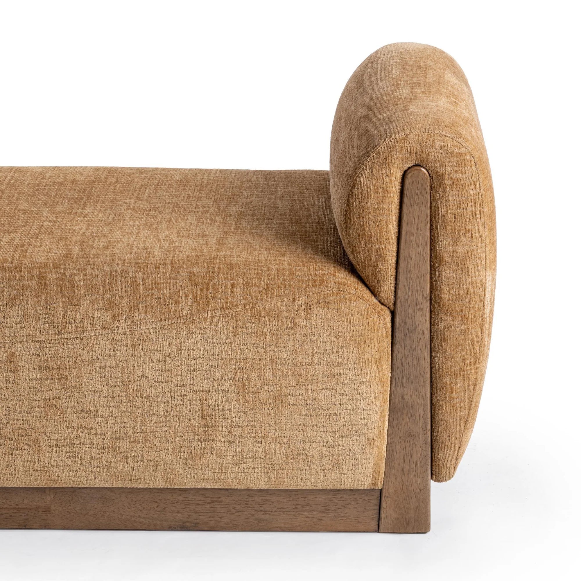 Franklin 62" Upholstered Bench - Spiced Amber