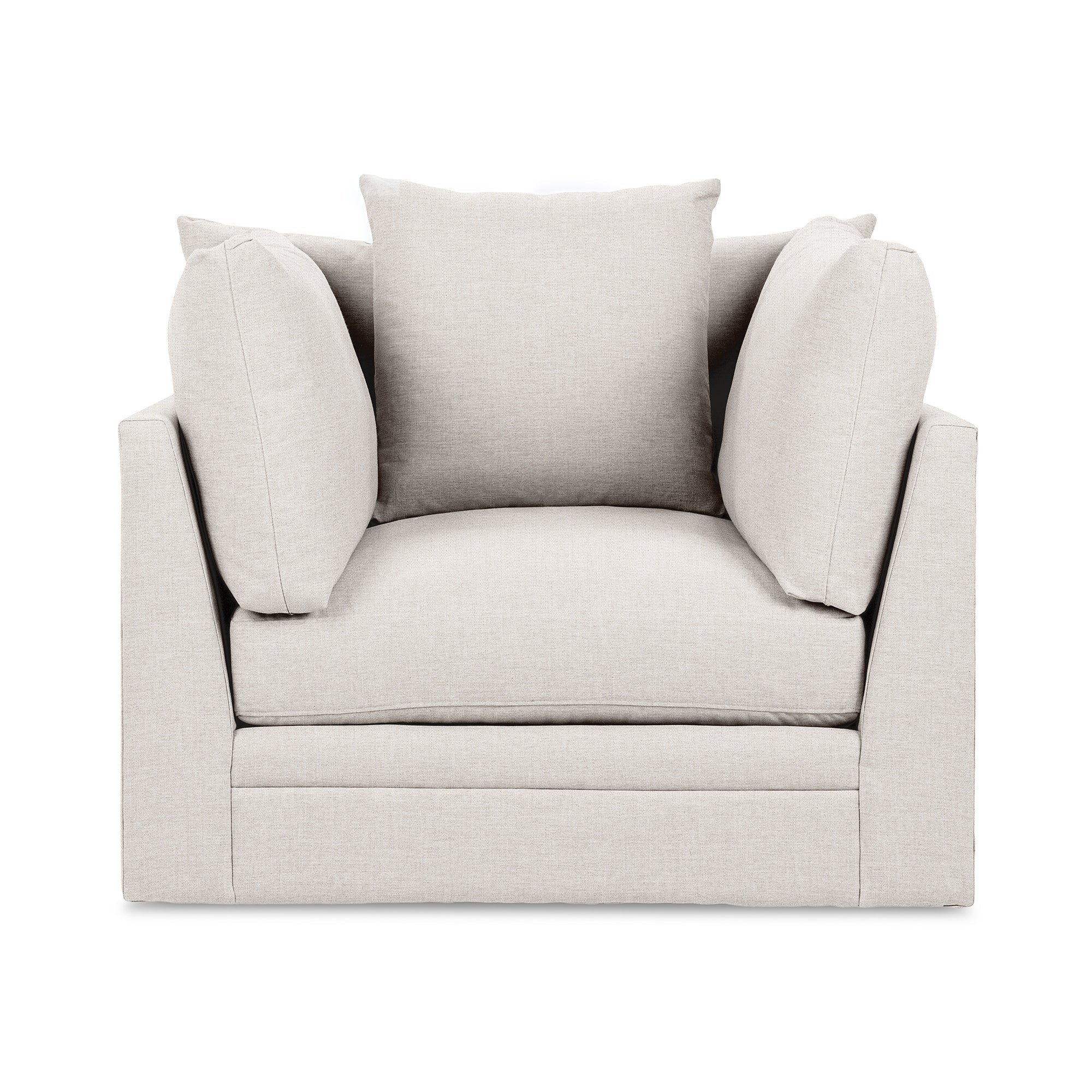 Jettson 46" Swivel Chair - Flax