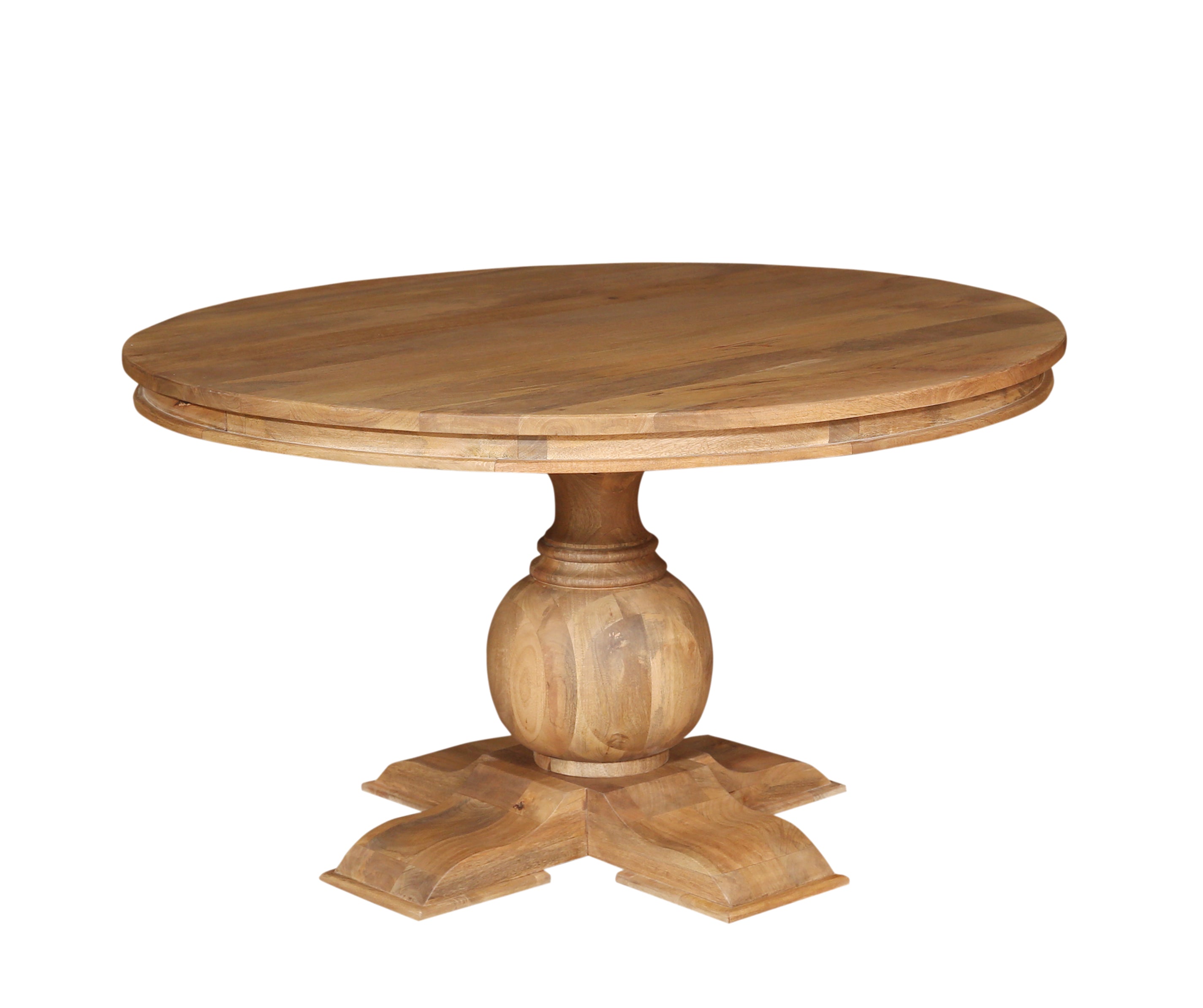 Marcia 53" Acacia Round Dining Table - Natural