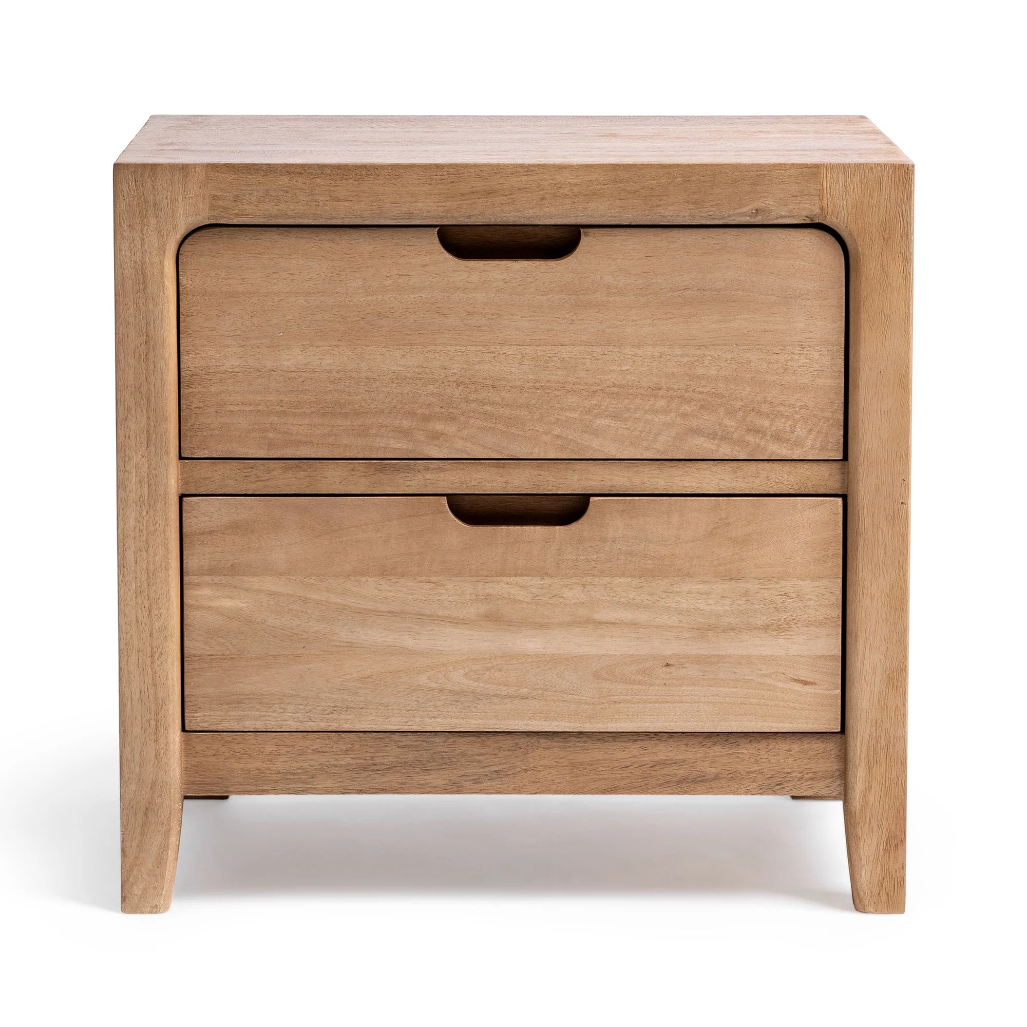 Rowan 25" 2 Drawer Nightstand - Natural Maple