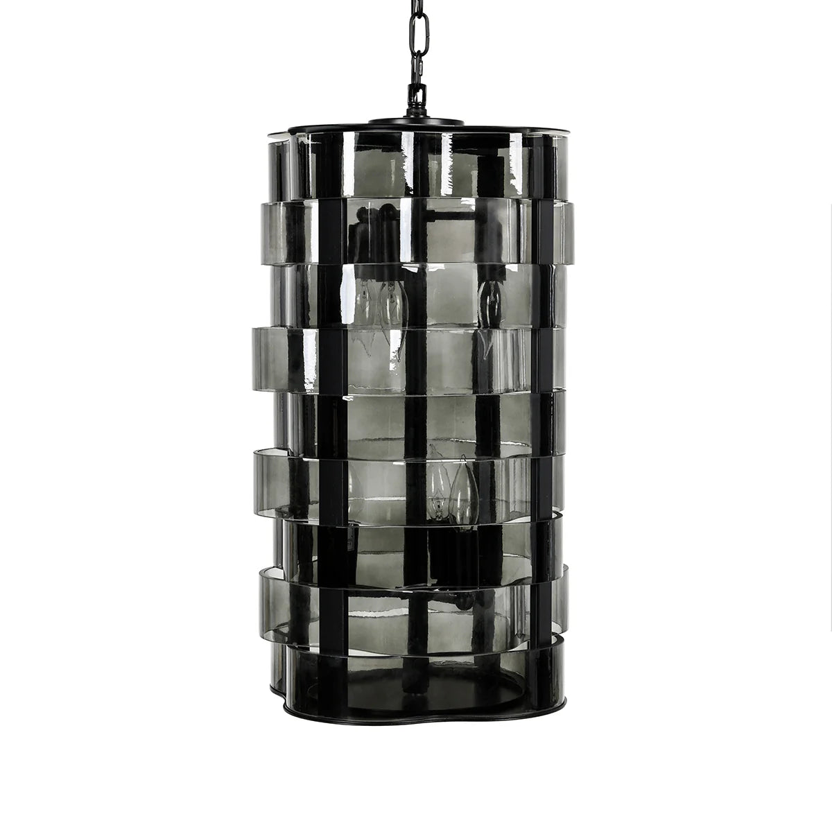 Oliver 12" Tall Chandelier - Black