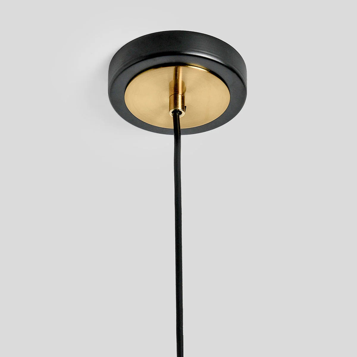 Maximilian 12" Glass Pendant - Glass + Matte Black