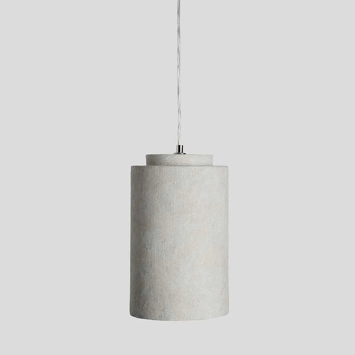 Archie 8" Concrete Pendant - Light Grey