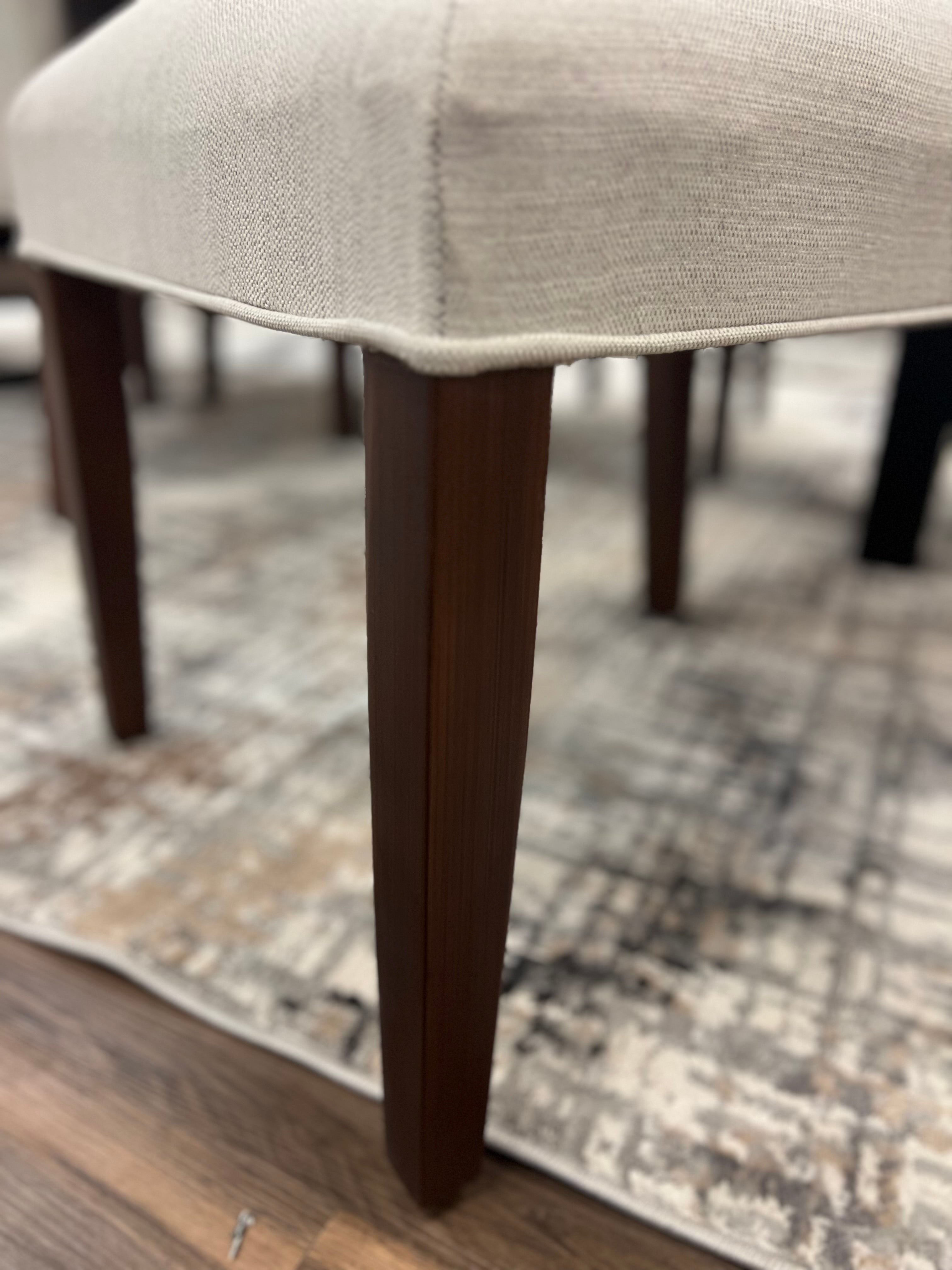 Jonas Dining Chair - Performance Ecru + Natural & Smoke