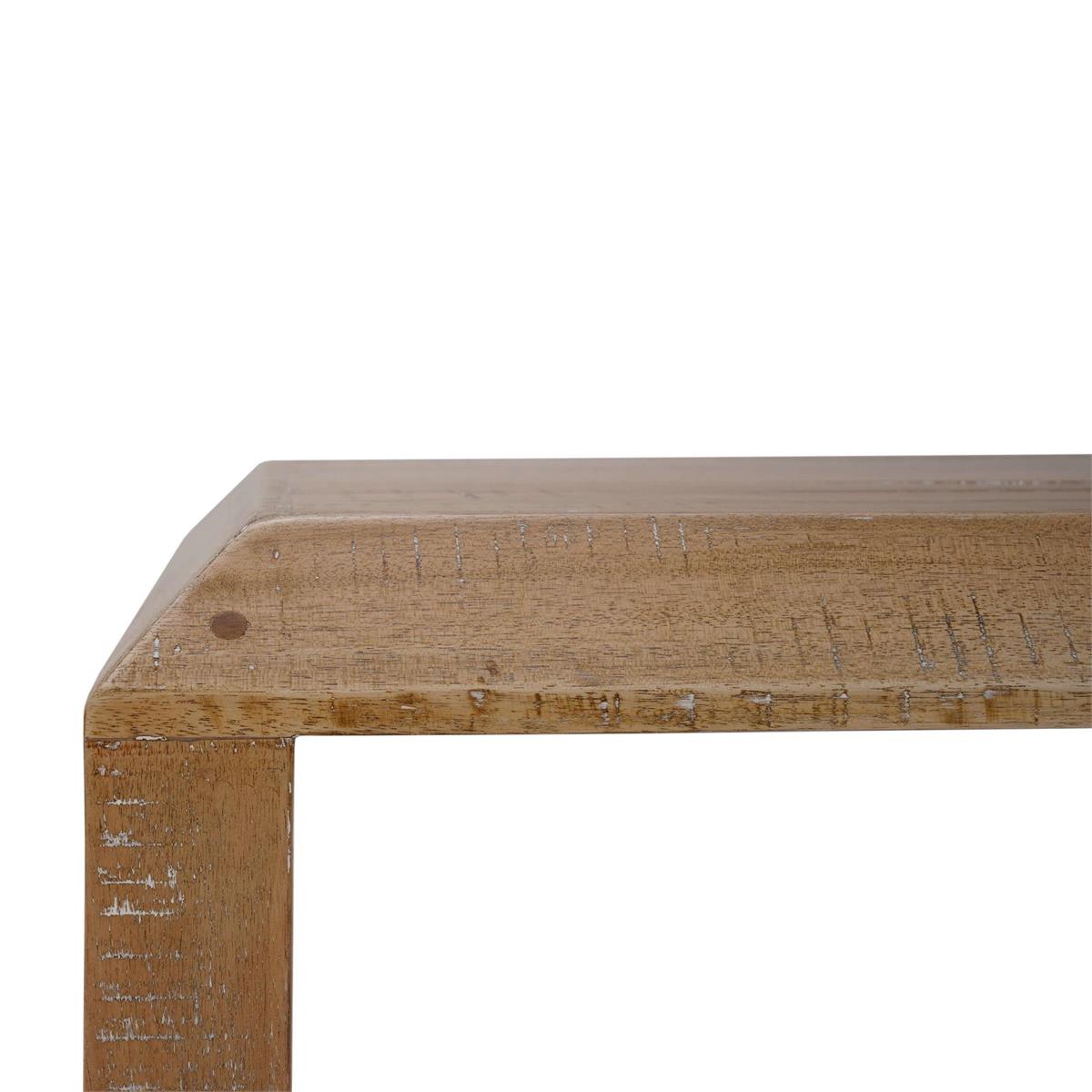 Basil 24" Mahogany Square End Table - Straw