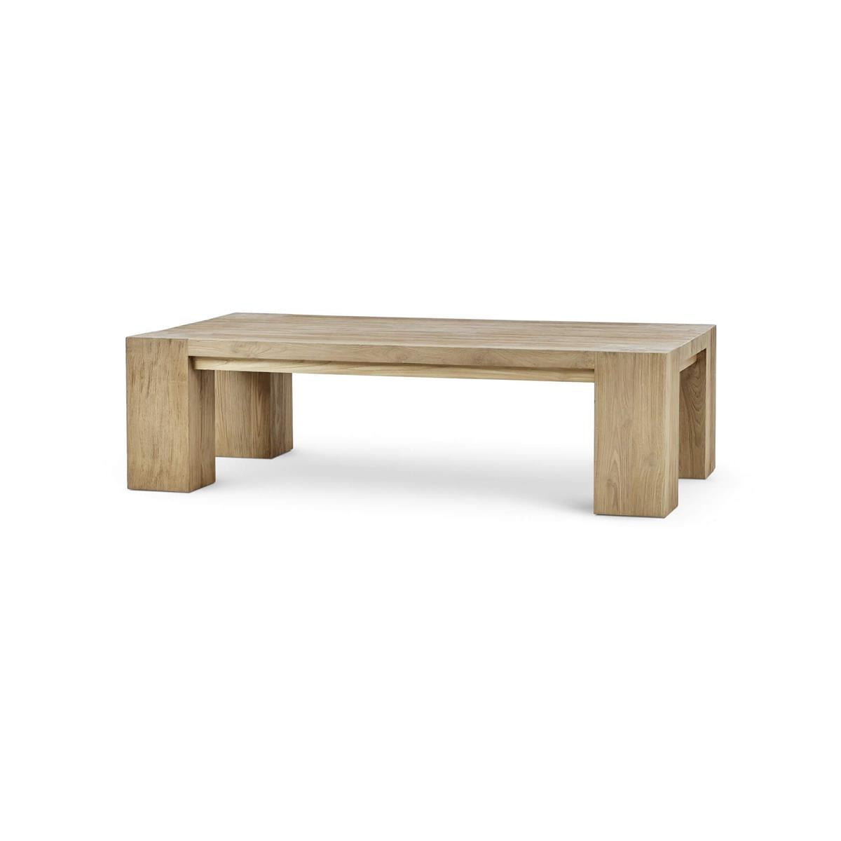 Soren 63" Teak Coffee Table - Natural