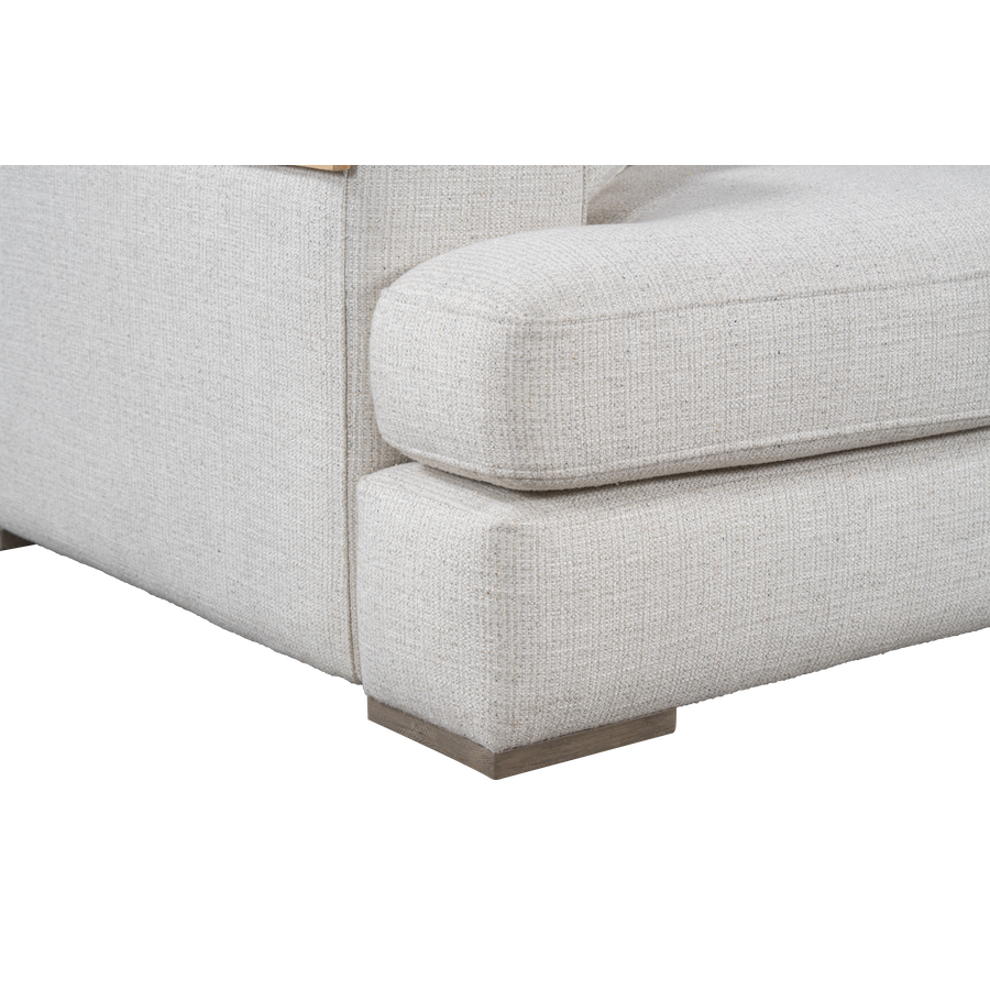 Ledger 100" 2 Cushion Sofa - Stone + Grey Cliff