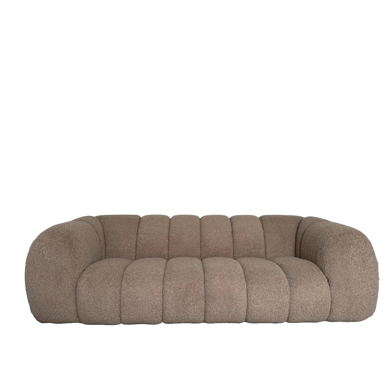 Nuala 100" Bench Cushion Sofa - Mocha Moreno
