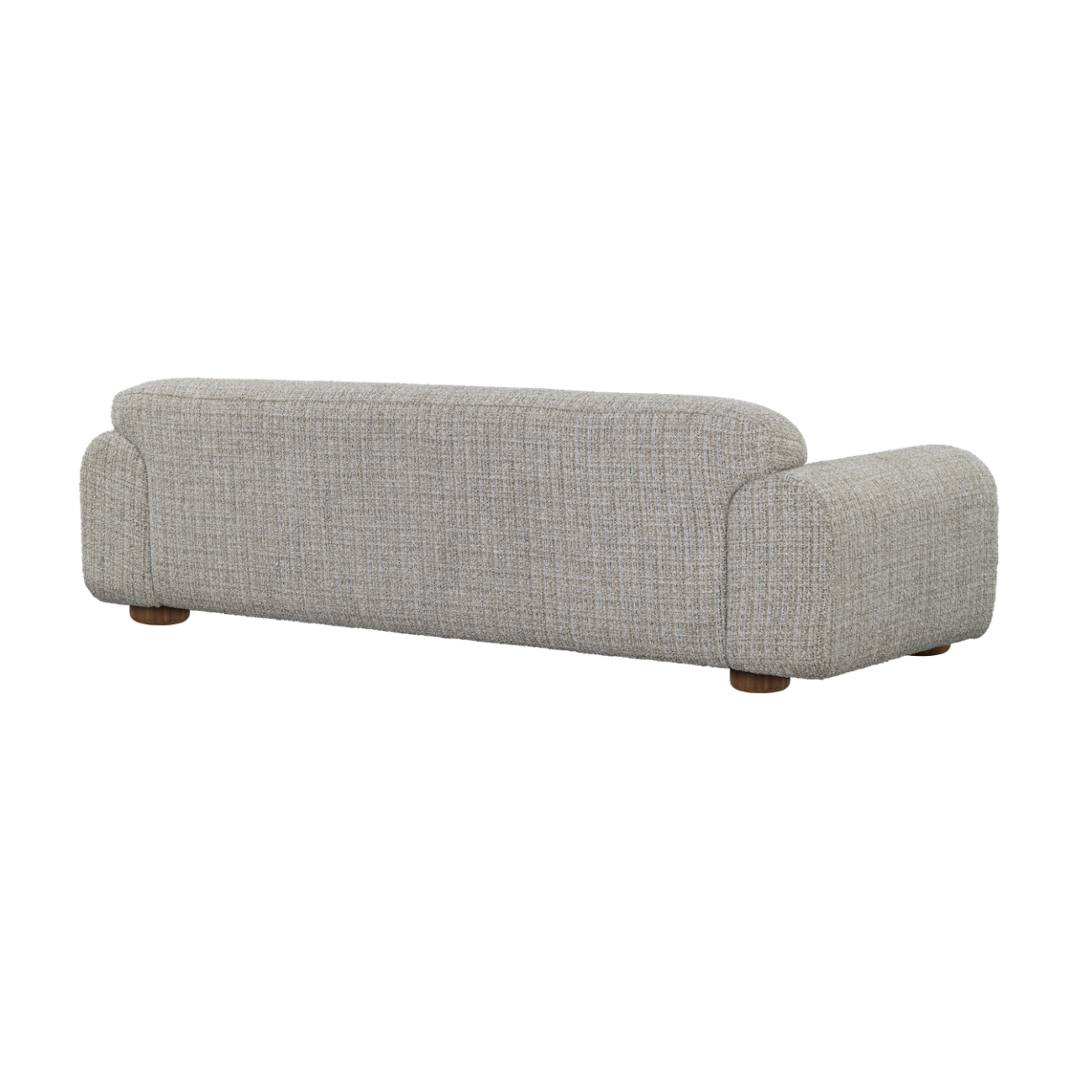 Ottilie 103" Bench Cushion Sofa - Mocha + Stormy Boucle