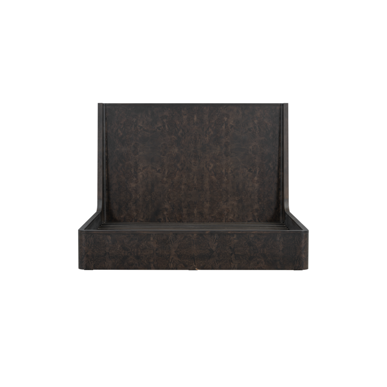 Maeva 65" Poplar Queen Bed - Chocolate Burl