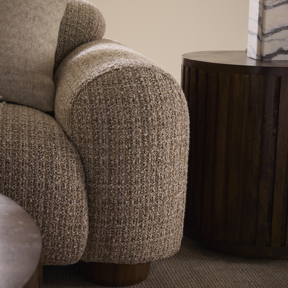 Brayden 20" Round End Table - Modern Mocha