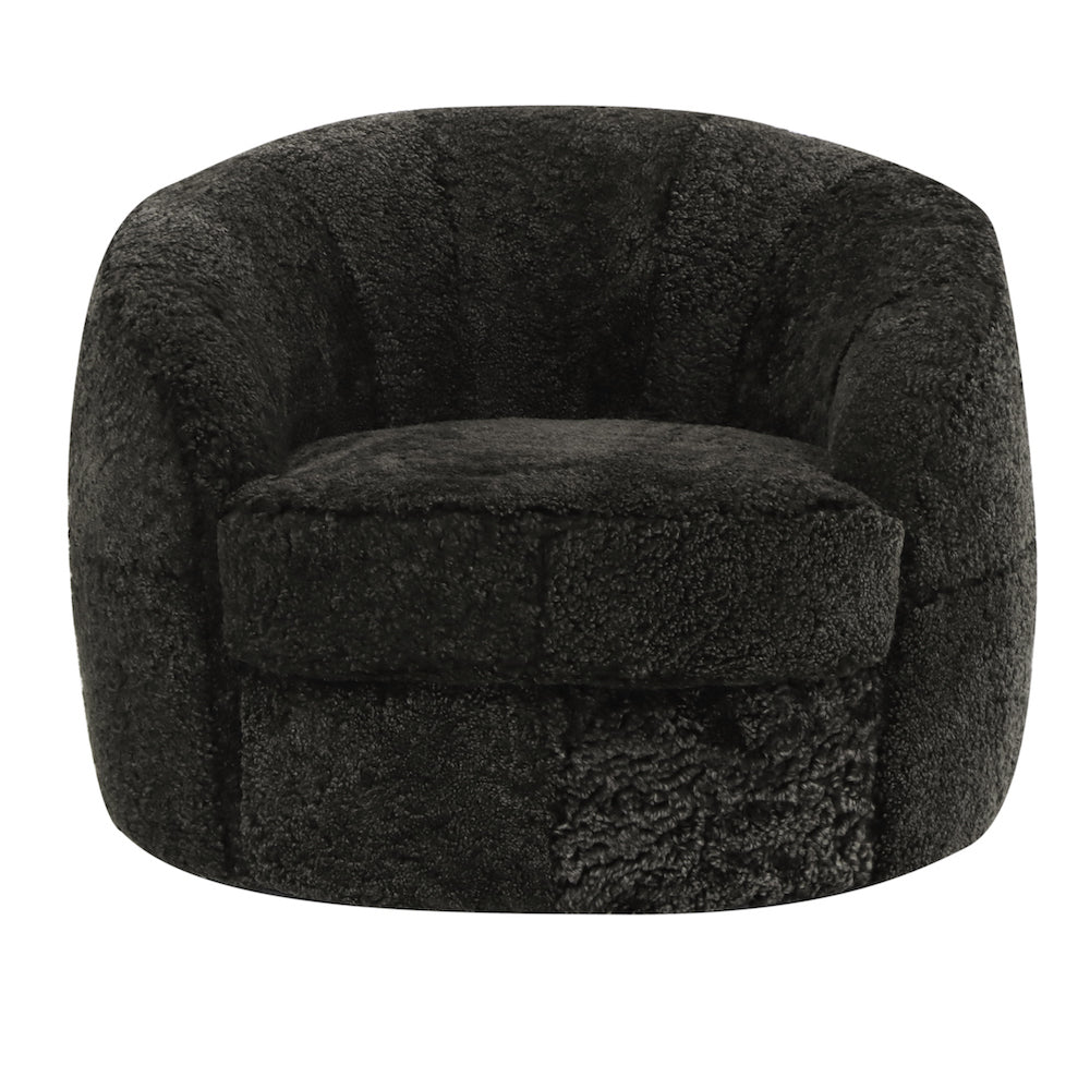 Wilder 39" Swivel Chair - Natural Espresso